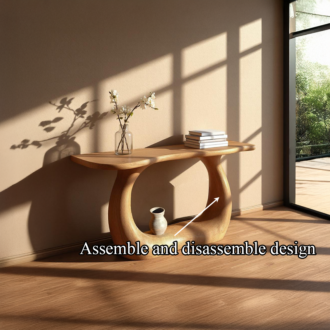 Rustic Tree Inspired Console Table Hallway Or Entryway SINLSACS273