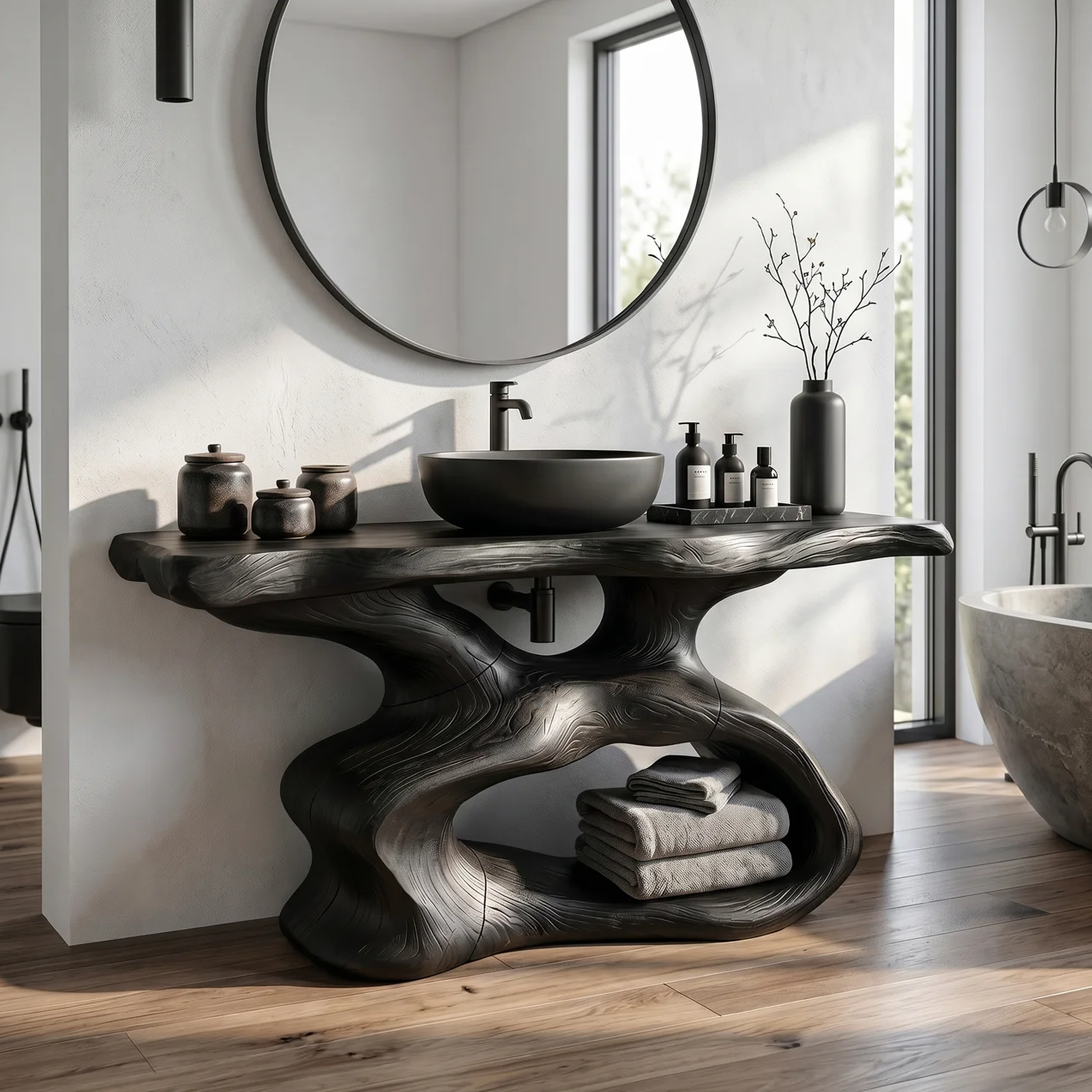 Farmhouse Vanity For Traditional Bathroom Furniture SILDTTRBRV008