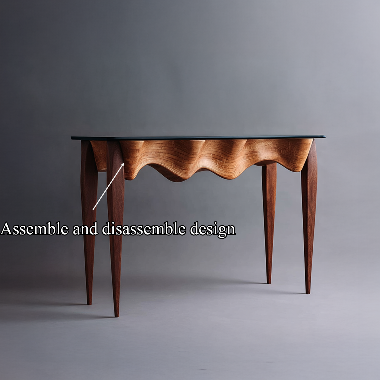 Mid Century Accent Table Living Room SINLSACF040