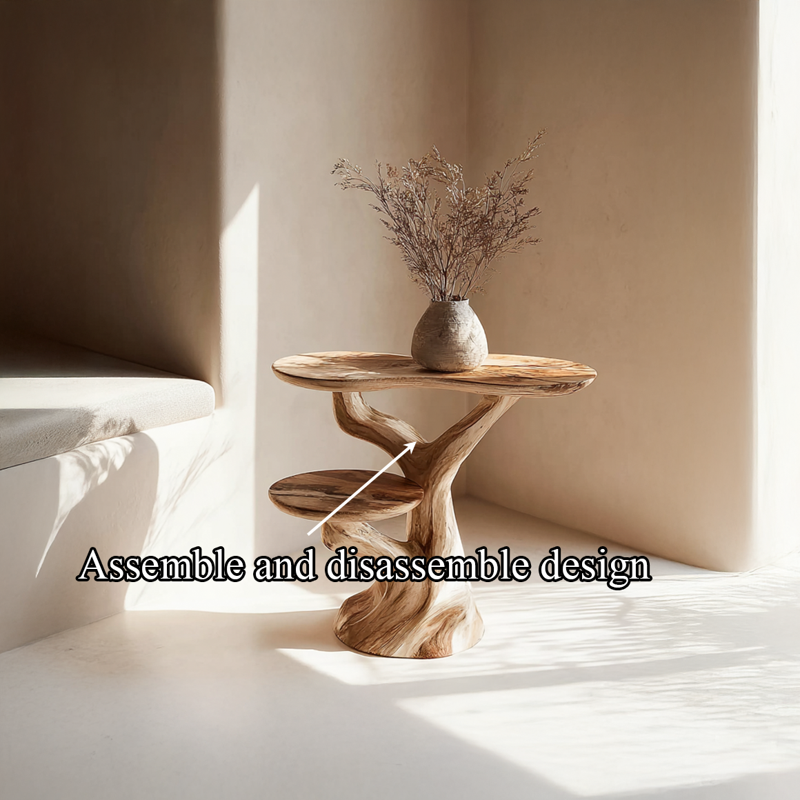 Rustic Side Table Living Room Or Office SINLSABT098