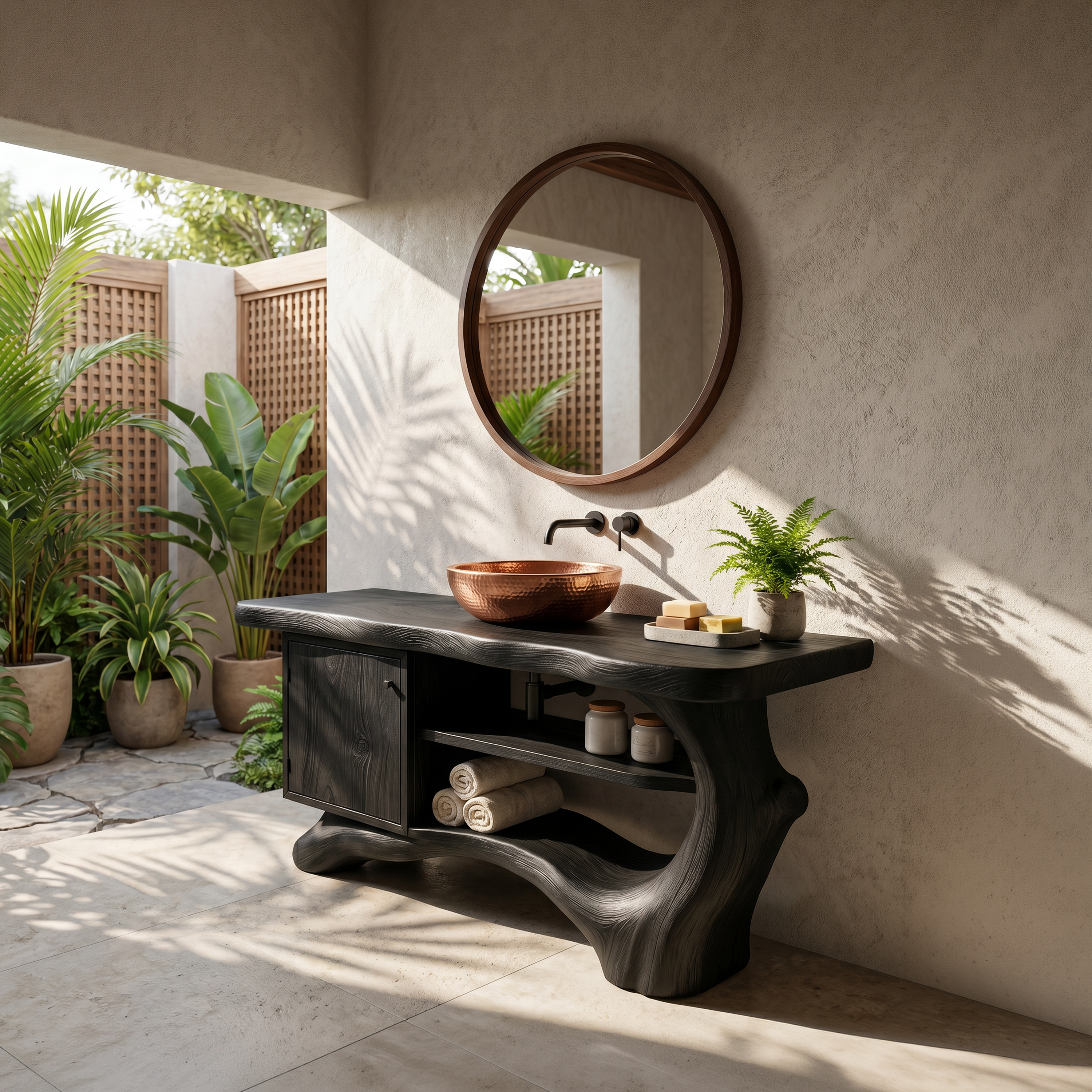 Contemporary Floating Vanity For Small Bathroom Space SILDTTNBRV063