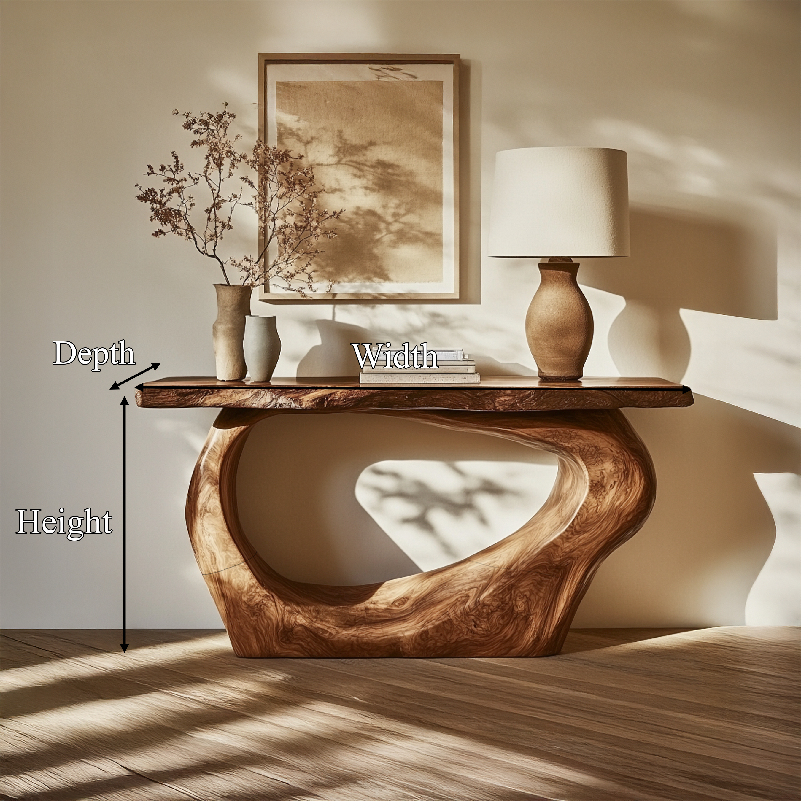 Handcrafted Sculpted Console Table Living Room Interior Feature Accent SINLSACS447