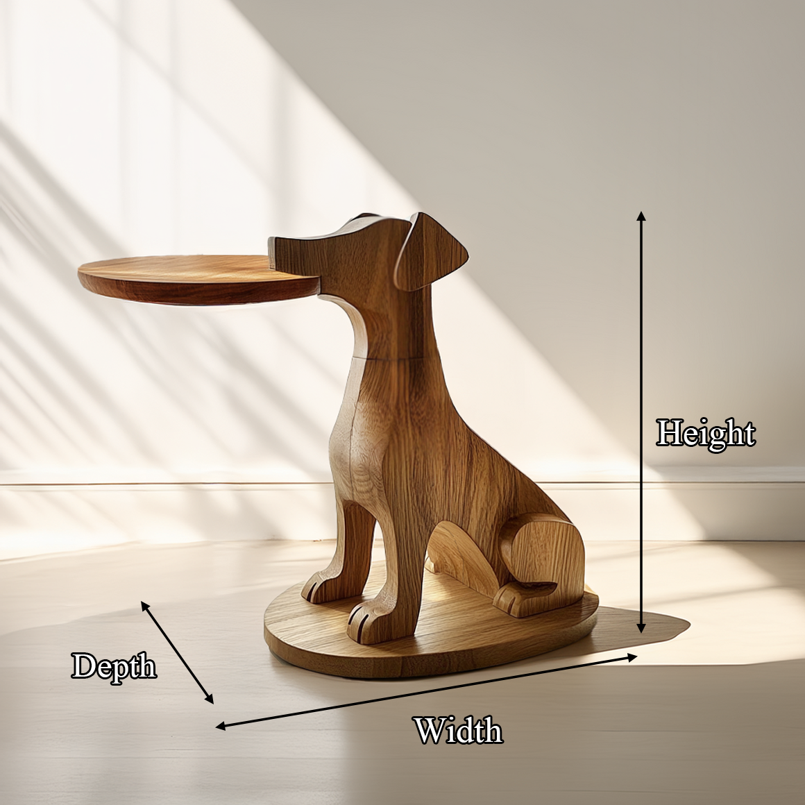 Modern Minimal Dog Side Table For Living Room And Small Space SINLSABT210