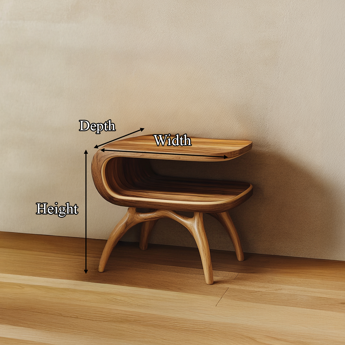 Mid Century Modern Bedside Table For Bedroom And Interior Decor SINLSABT214