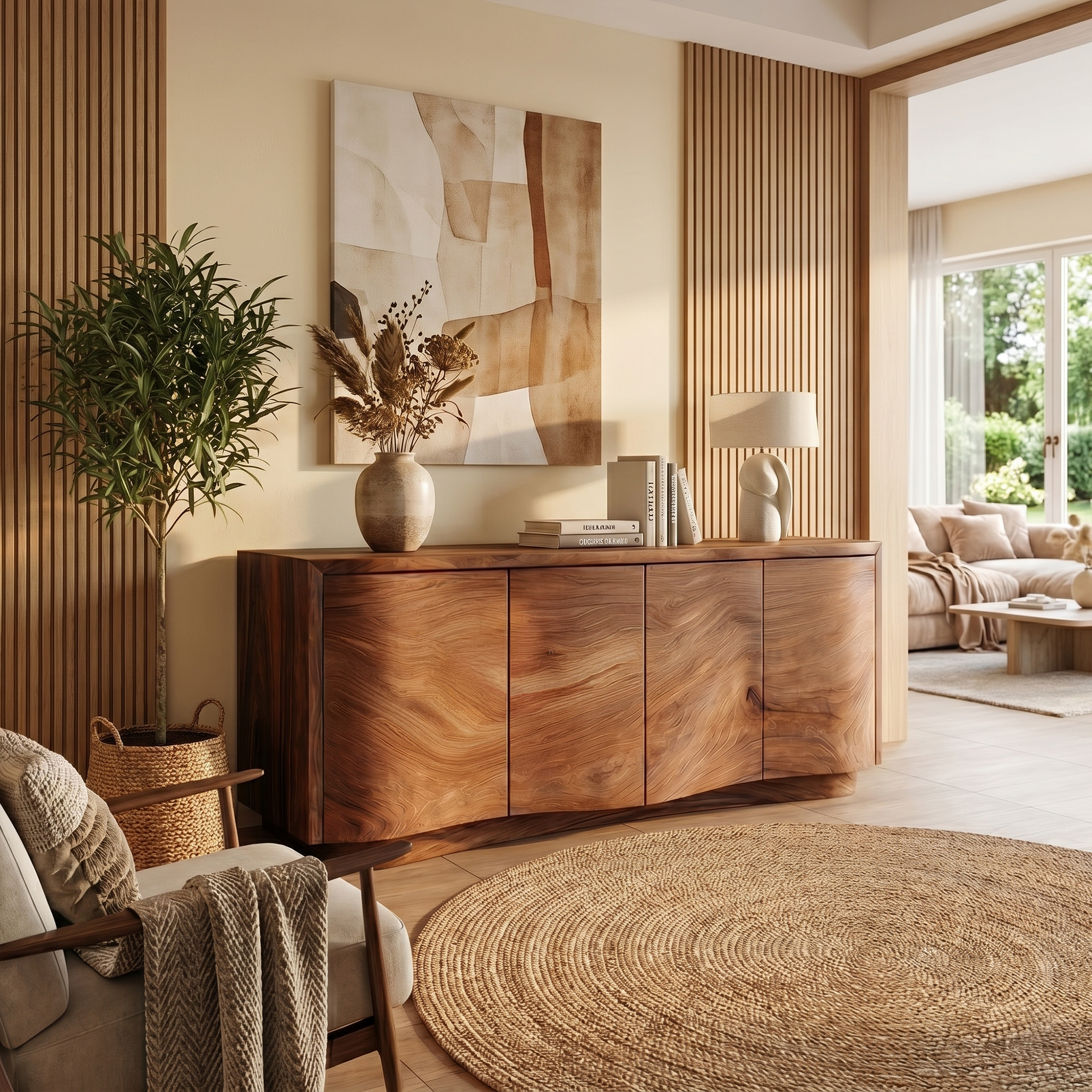 Rustic Luxury Sideboard Cabinet Living Room Interior Decor SINLKISC323