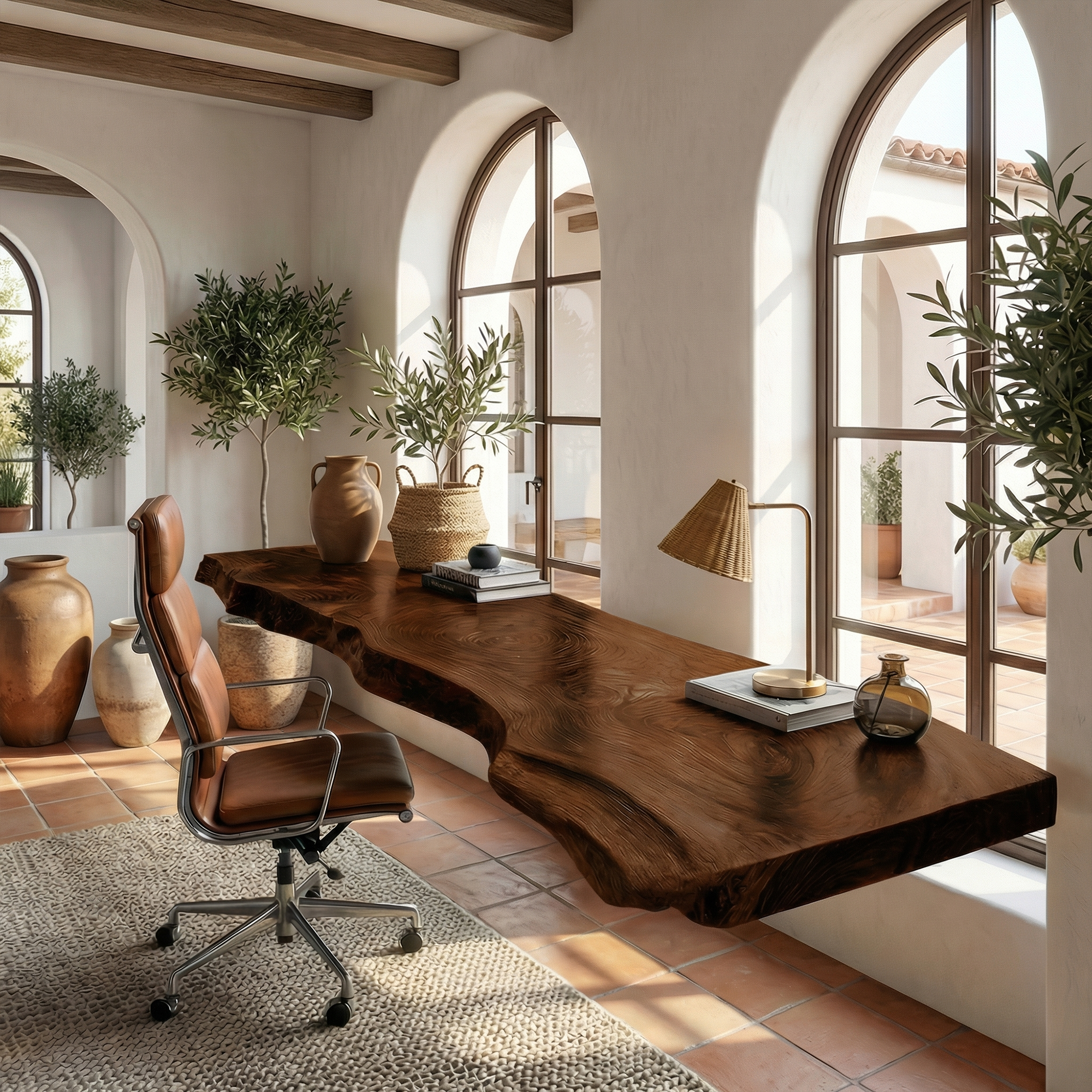 Contemporary Rustic Floating Shelf Solid Wood Live Edge Corner Design Kitchen And Living Room SINLKIFL524