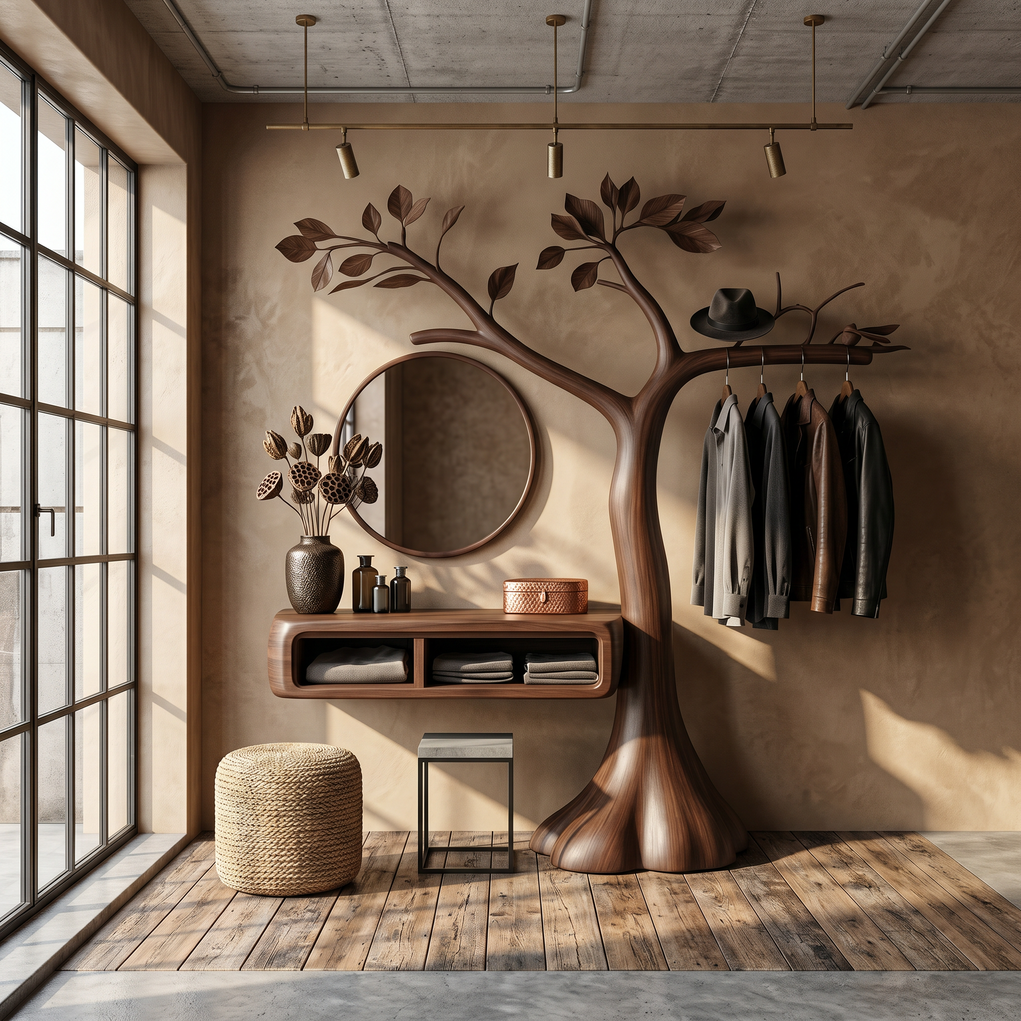 Natural Makeup Vanity Bedroom And Dressing Room SINLSABDT080