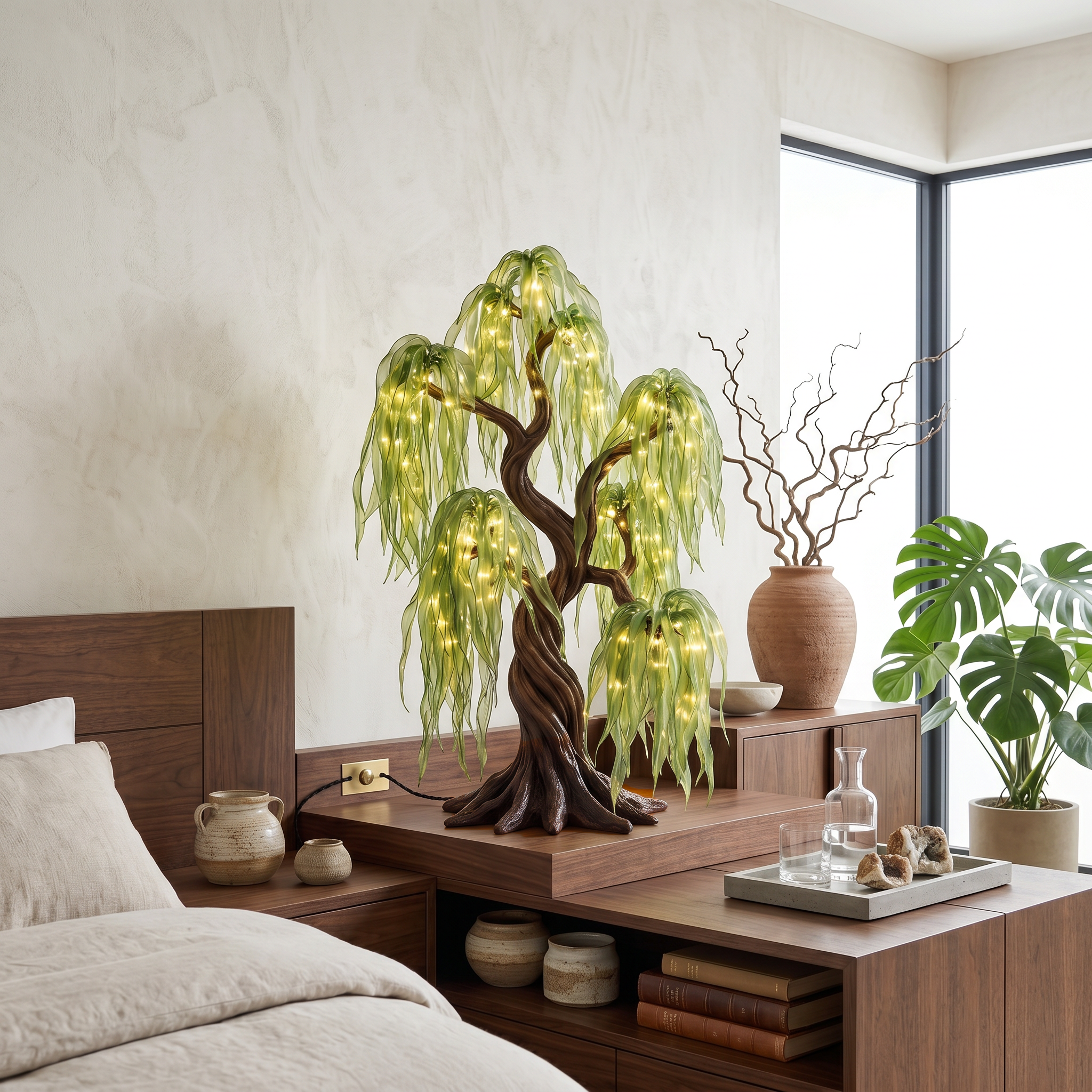 Minimalist Tree Table Lamp For Living Room Decor SINLSATL017