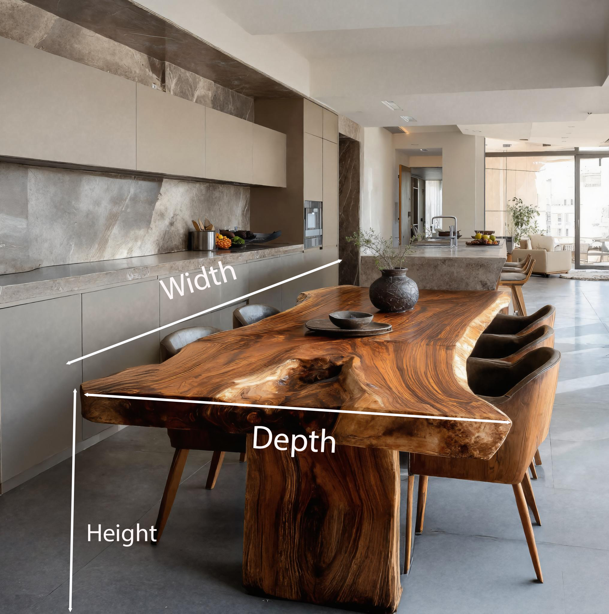 Modern Dining Table Perfect For Family Meals And Entertainment RTTHTTDN017