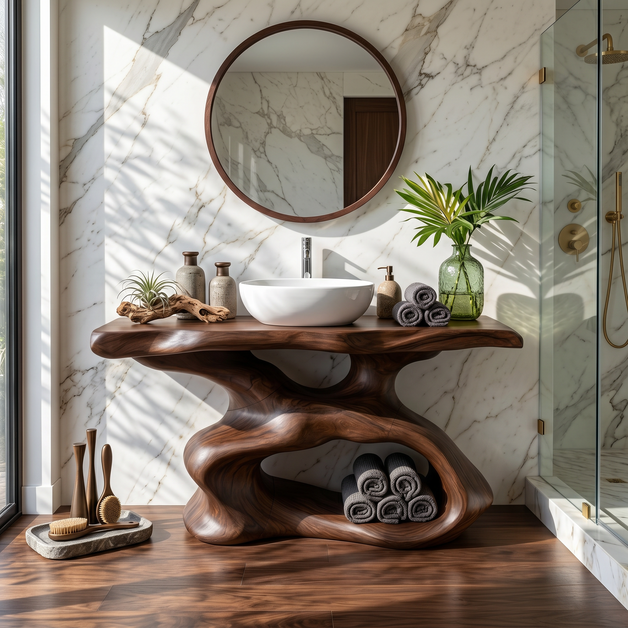 Farmhouse Vanity For Traditional Bathroom Furniture SILDTTRBRV008