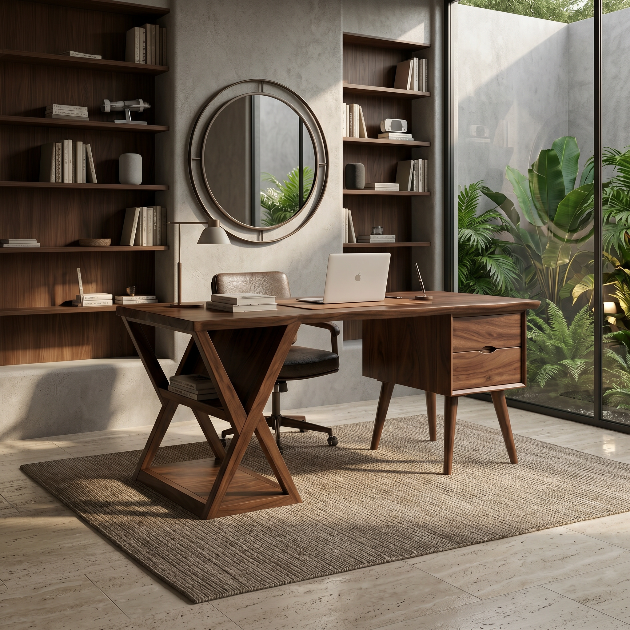 Minimalist Executive Desk Creative Office SILDTTRDE026
