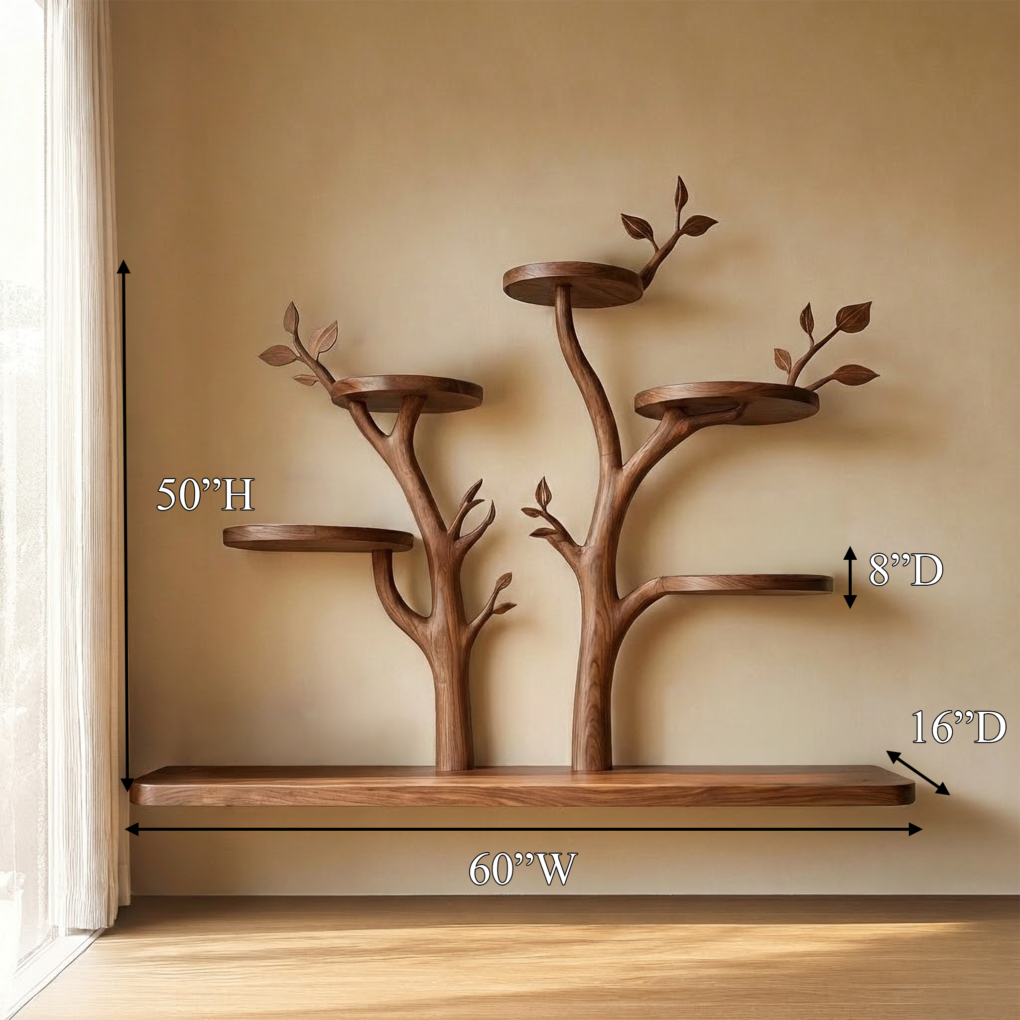 Rustic Cat Wall Display Living Room Or Contemporary Home SINLSATT120