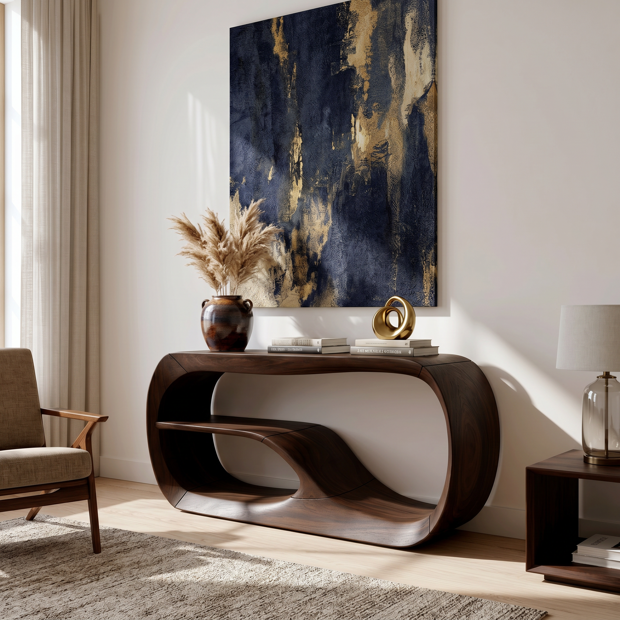 Modern Wooden Console Table For Entryway Furniture SILDTTRCS049