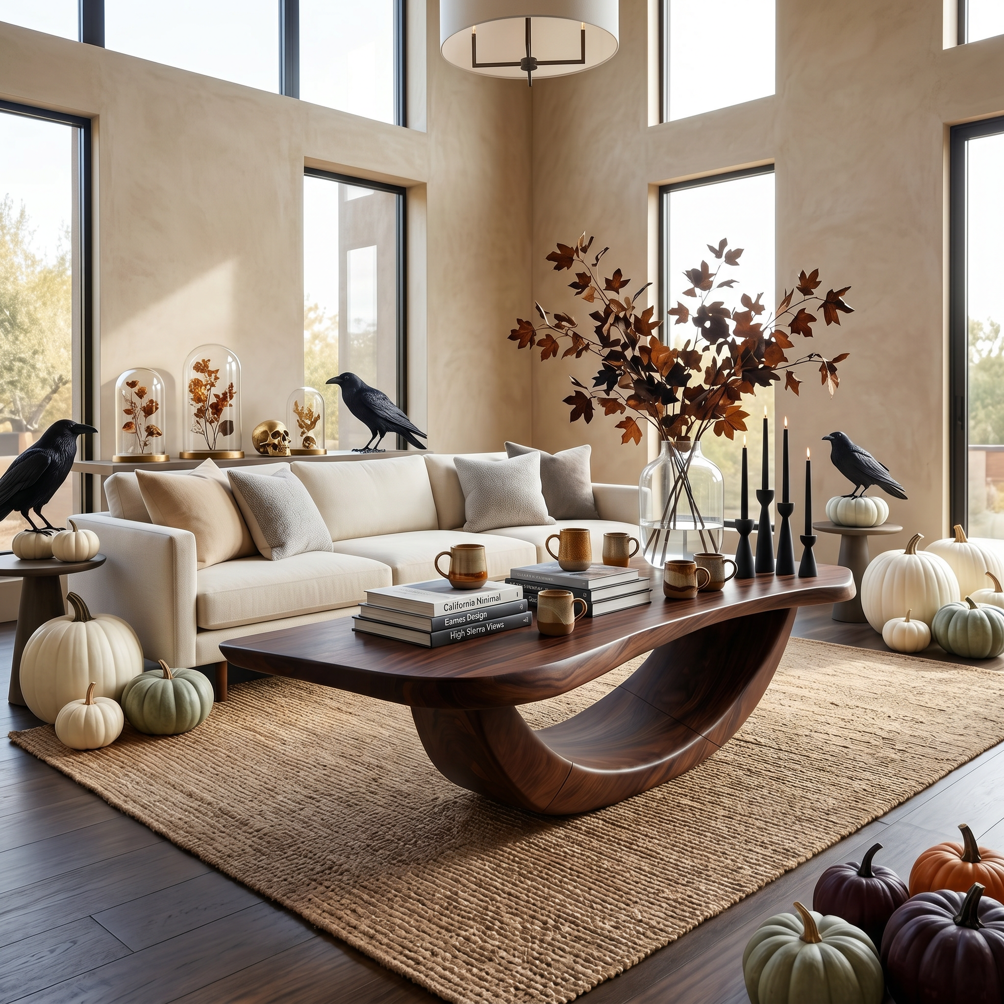 Farmhouse Wooden Live Edge Coffee Table Livingroom Decor Haunted Look SILDTTNHCF027