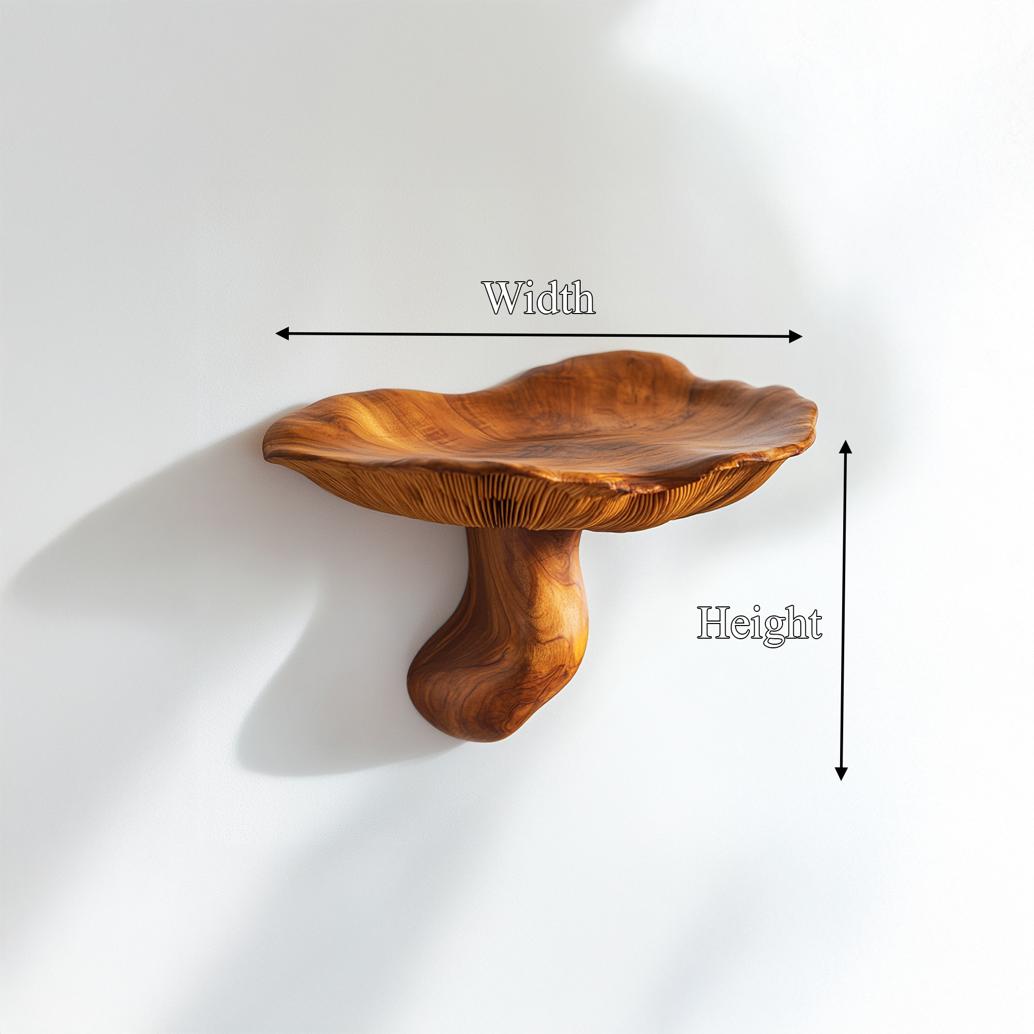 Organic Modern Bedside Wall Mushroom Shelf For Bedroom SINLSAFL438