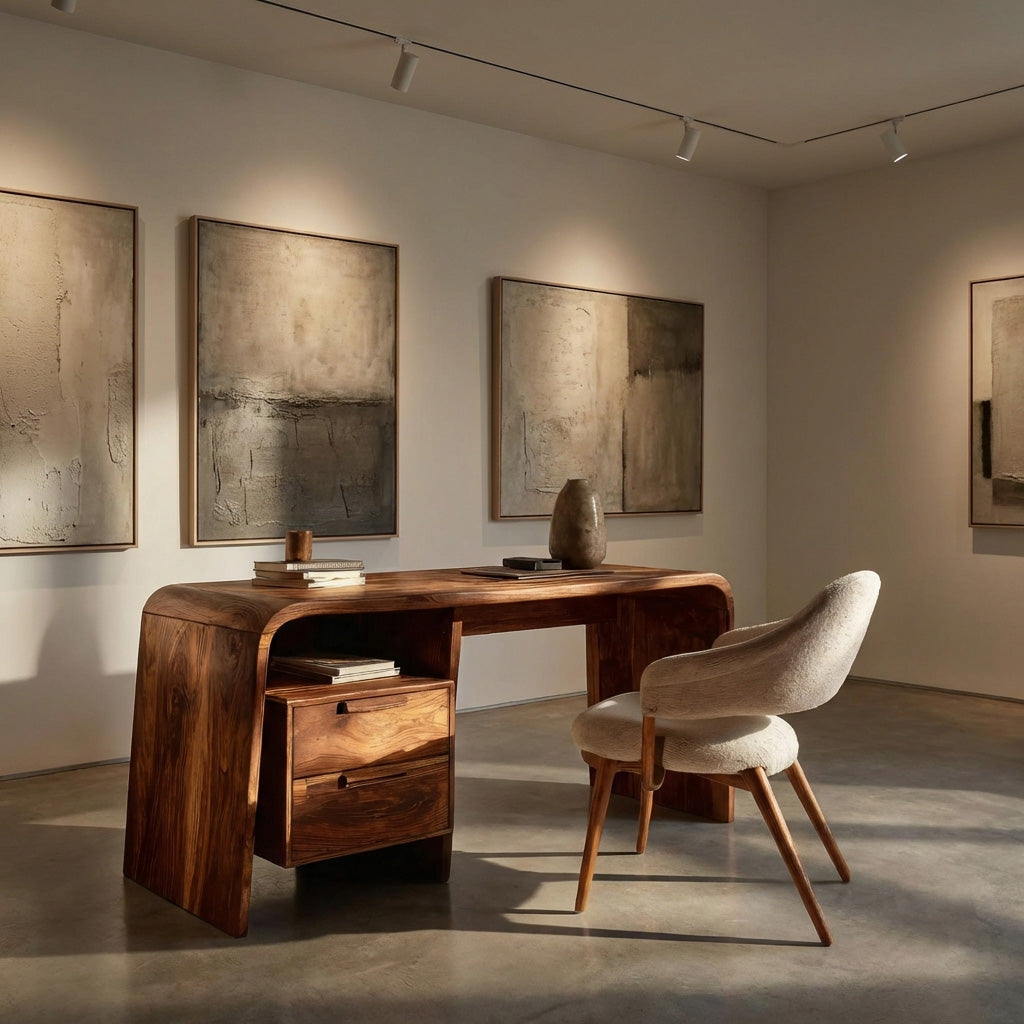 Modern Writing Desk With Drawers For Workspace RTTHHNDE102