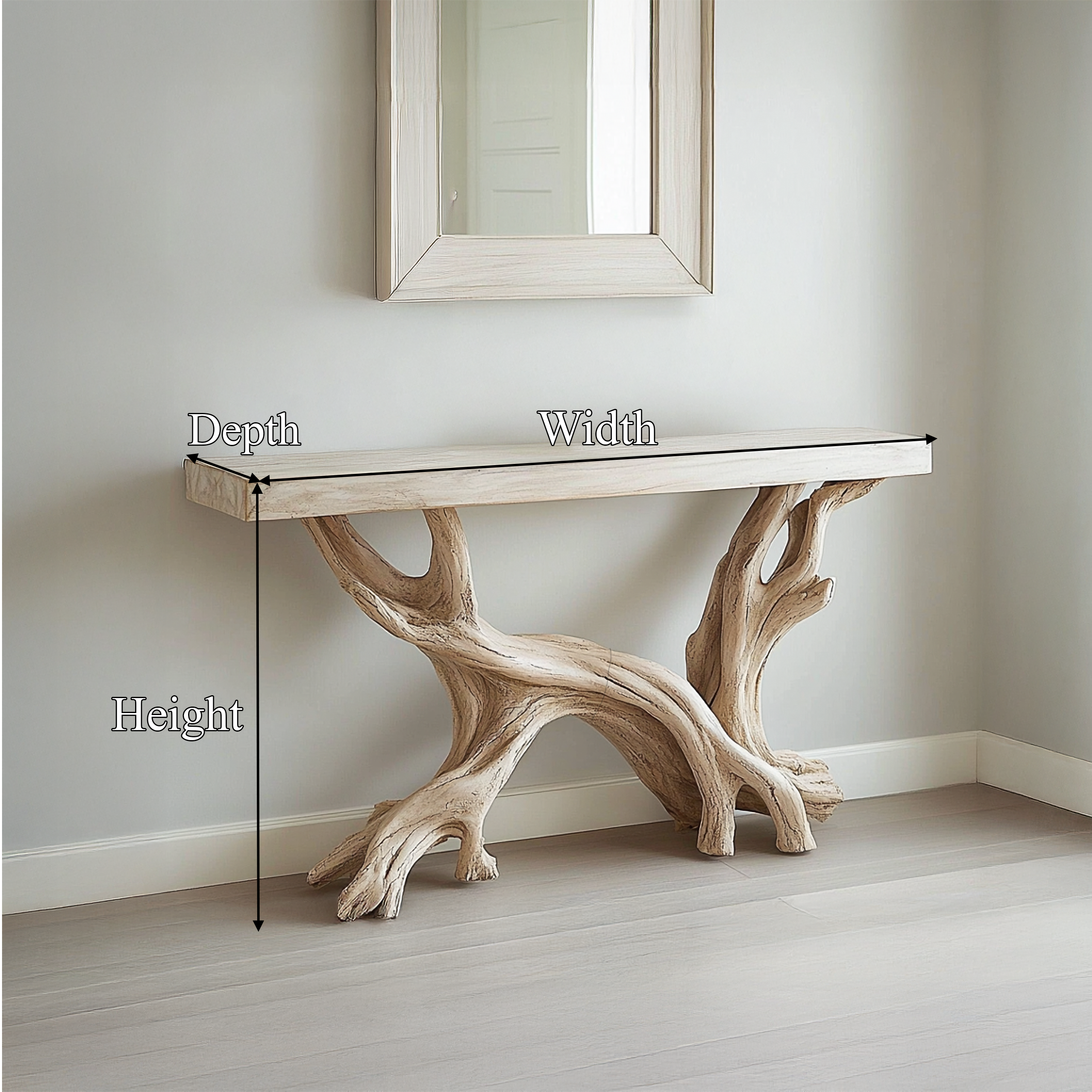 Rustic Coastal Console Table Living Room And Hallway SINLSACS426