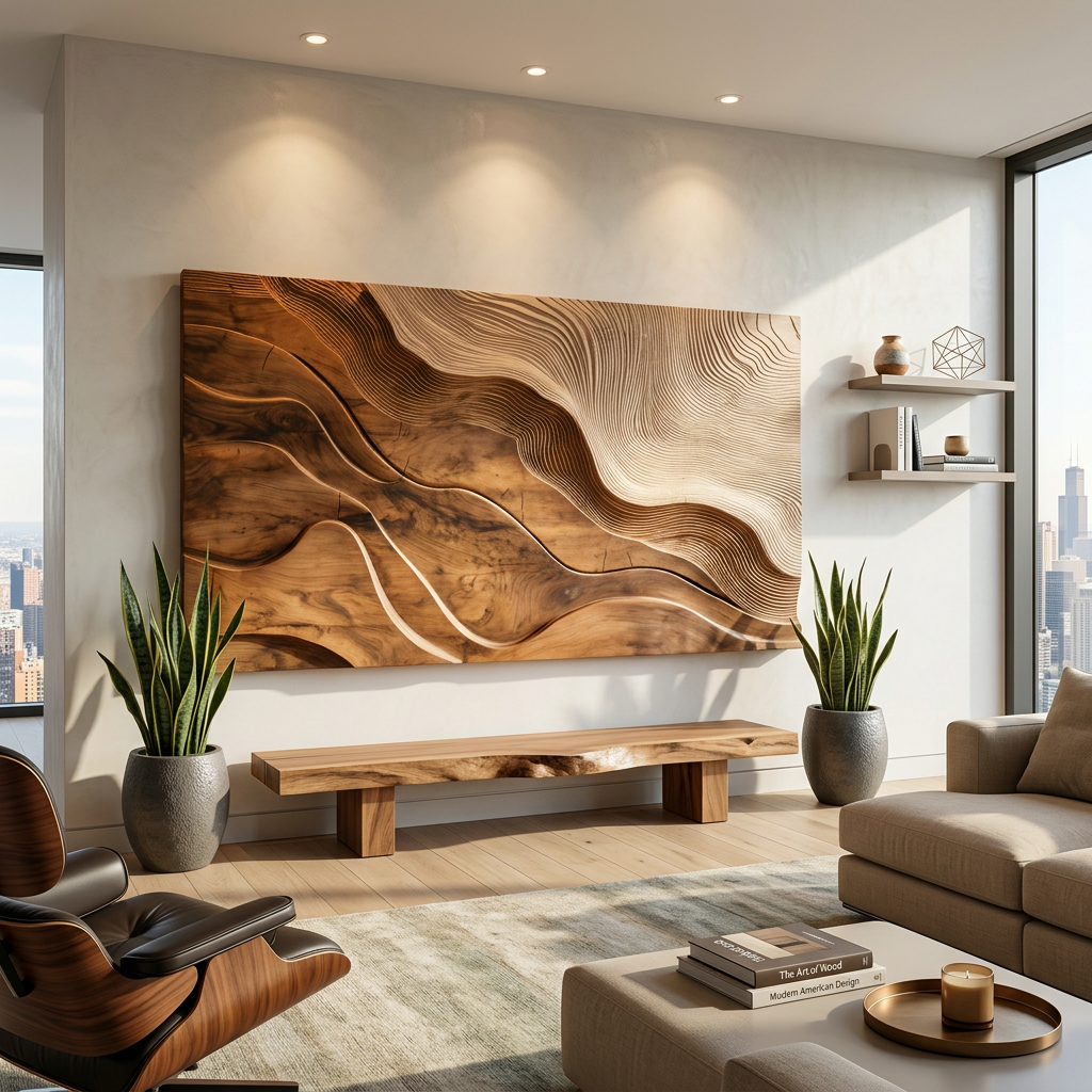 Modern Wall Art With Flowing Design For Living Room SITHTTWA032