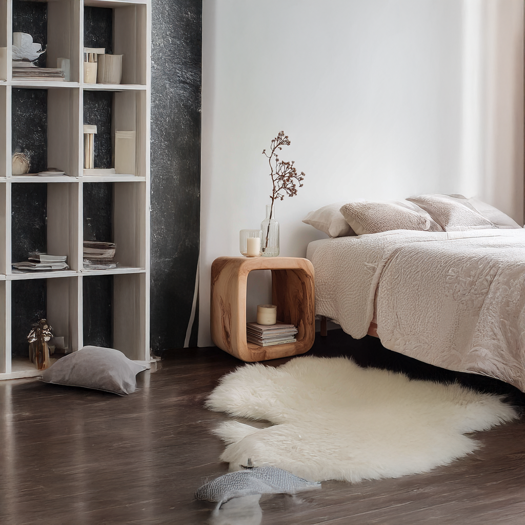 Mid Century Modern Nightstand Bedroom Space SINLSABT038