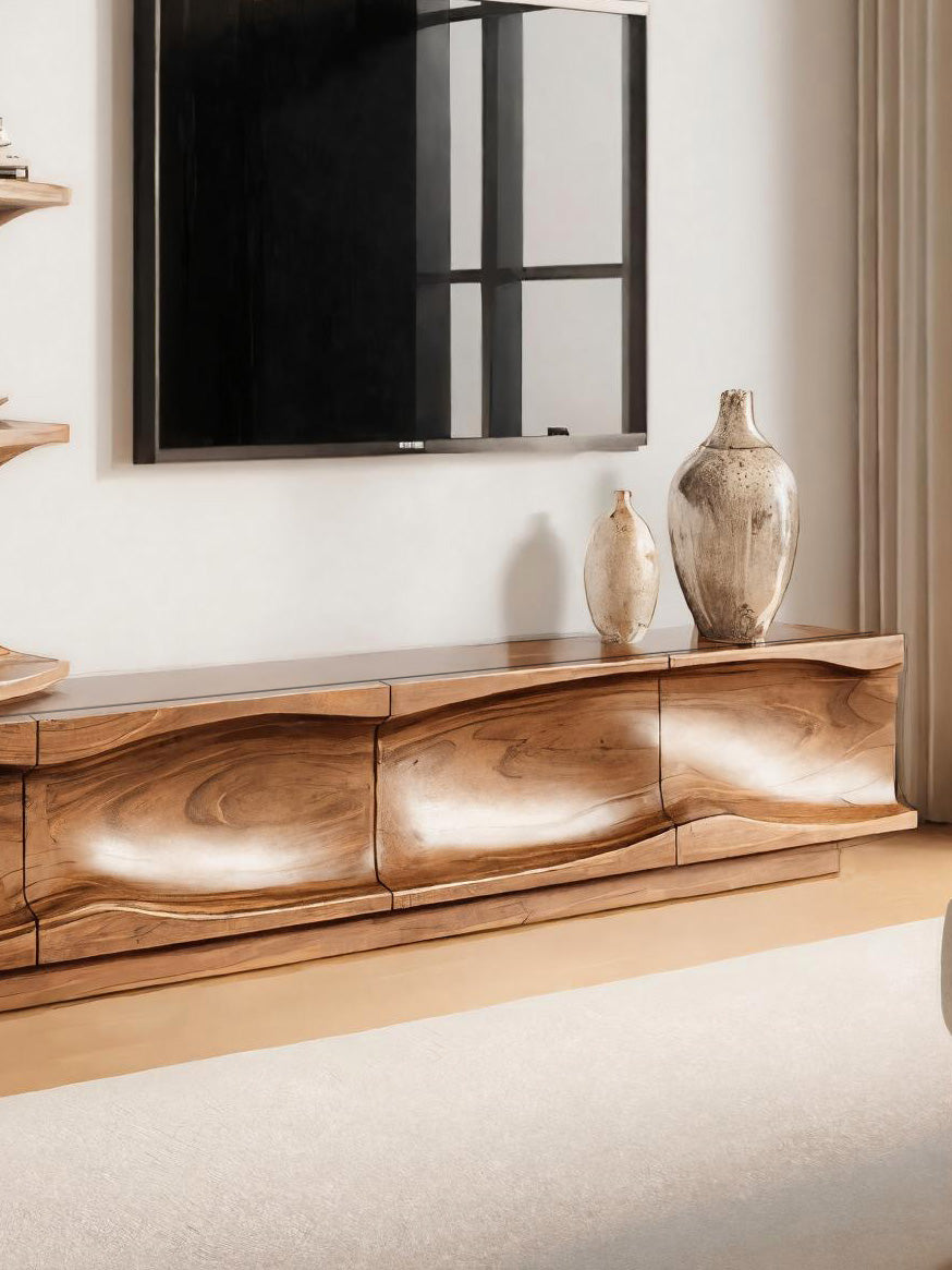Modern TV Console With Vertical Shelving For Living Room SITHHNTVC024