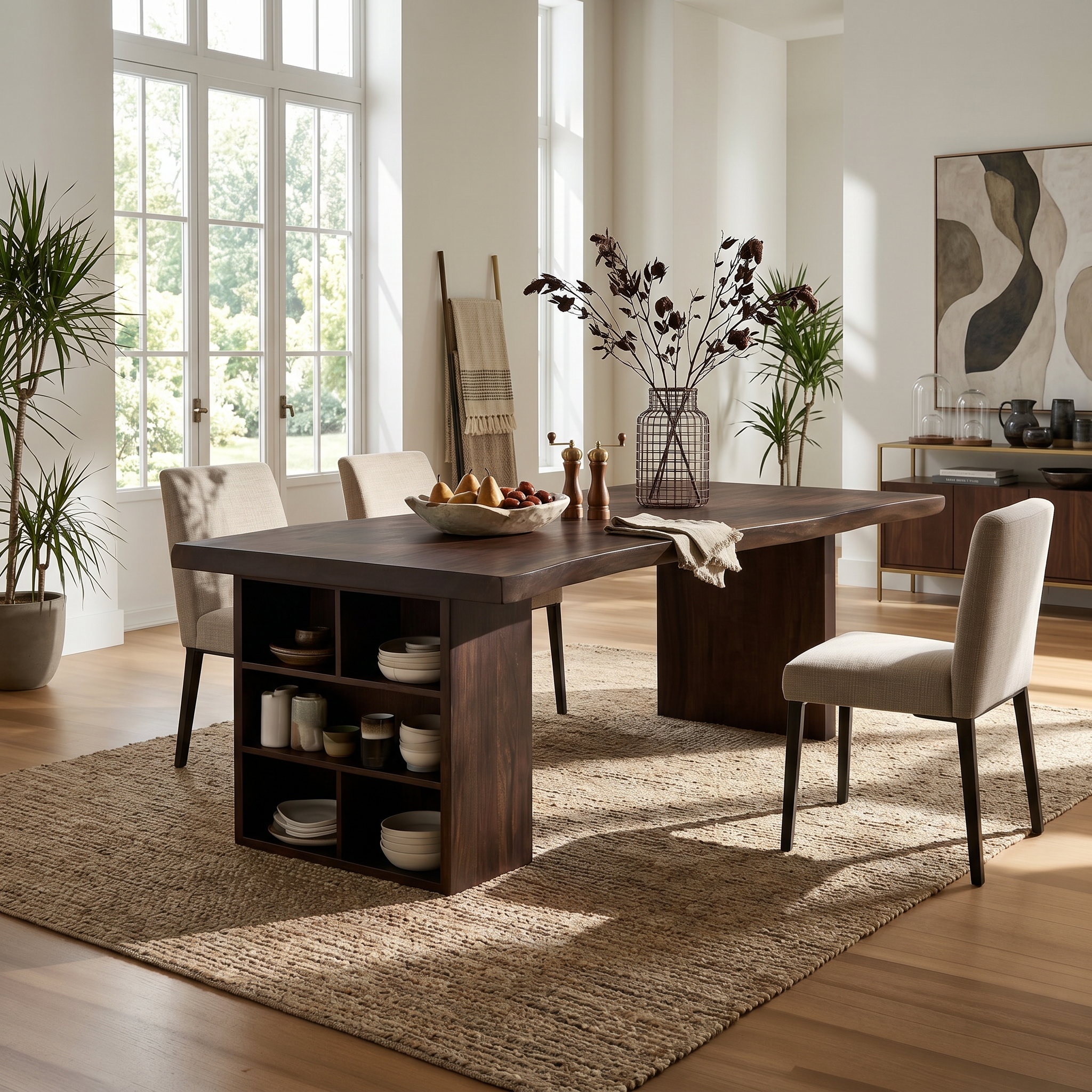 Live Edge Dining Table For Garden View Room SILDTTRDN051