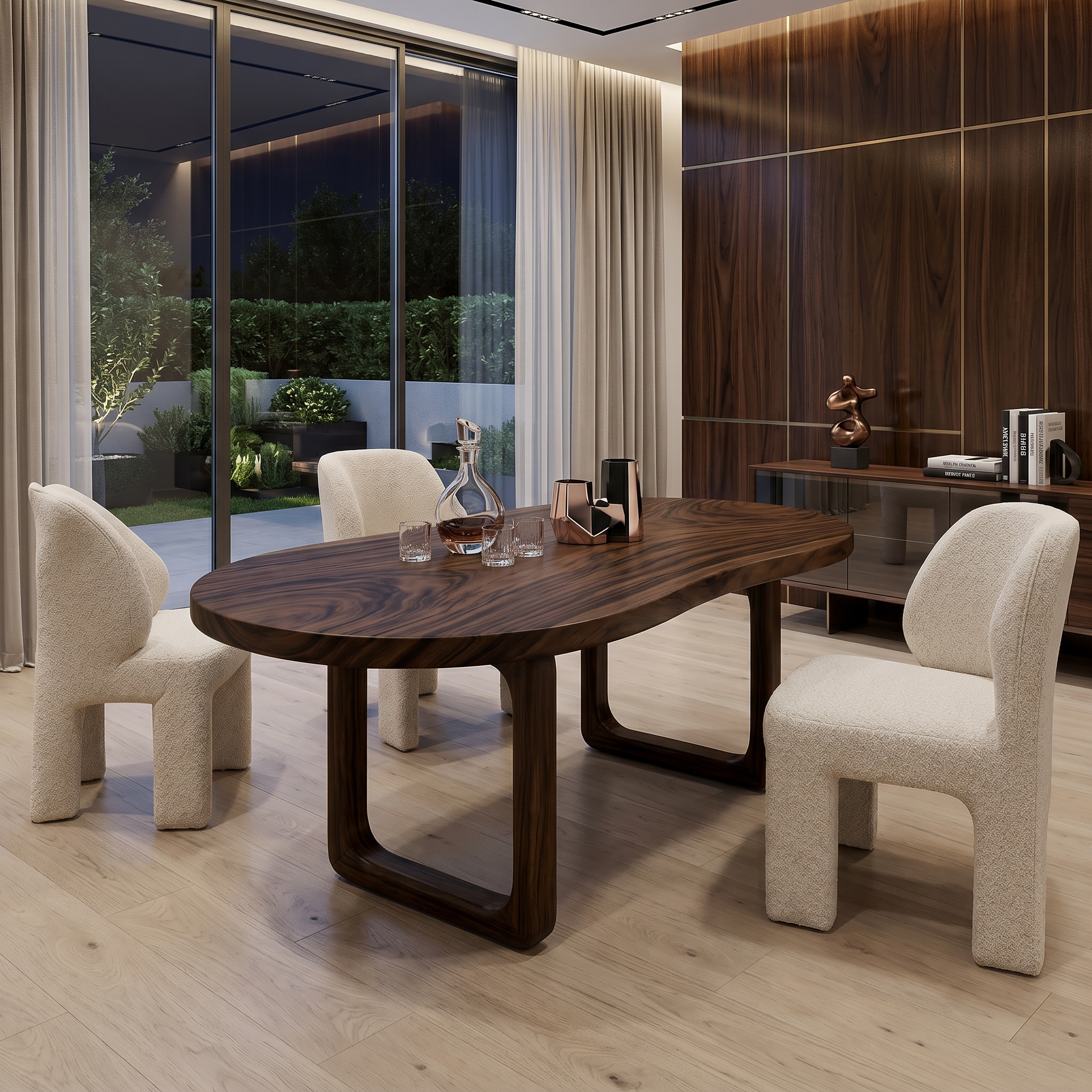 Tropical Oval Dining Room Table For Poolside Room SILDTTRDN057