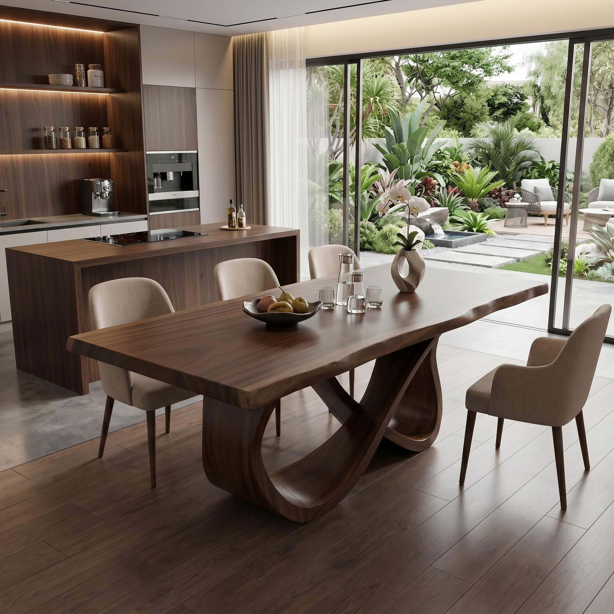 Luxury Dinner Table For Bright Dining Room SILDTTRDN063