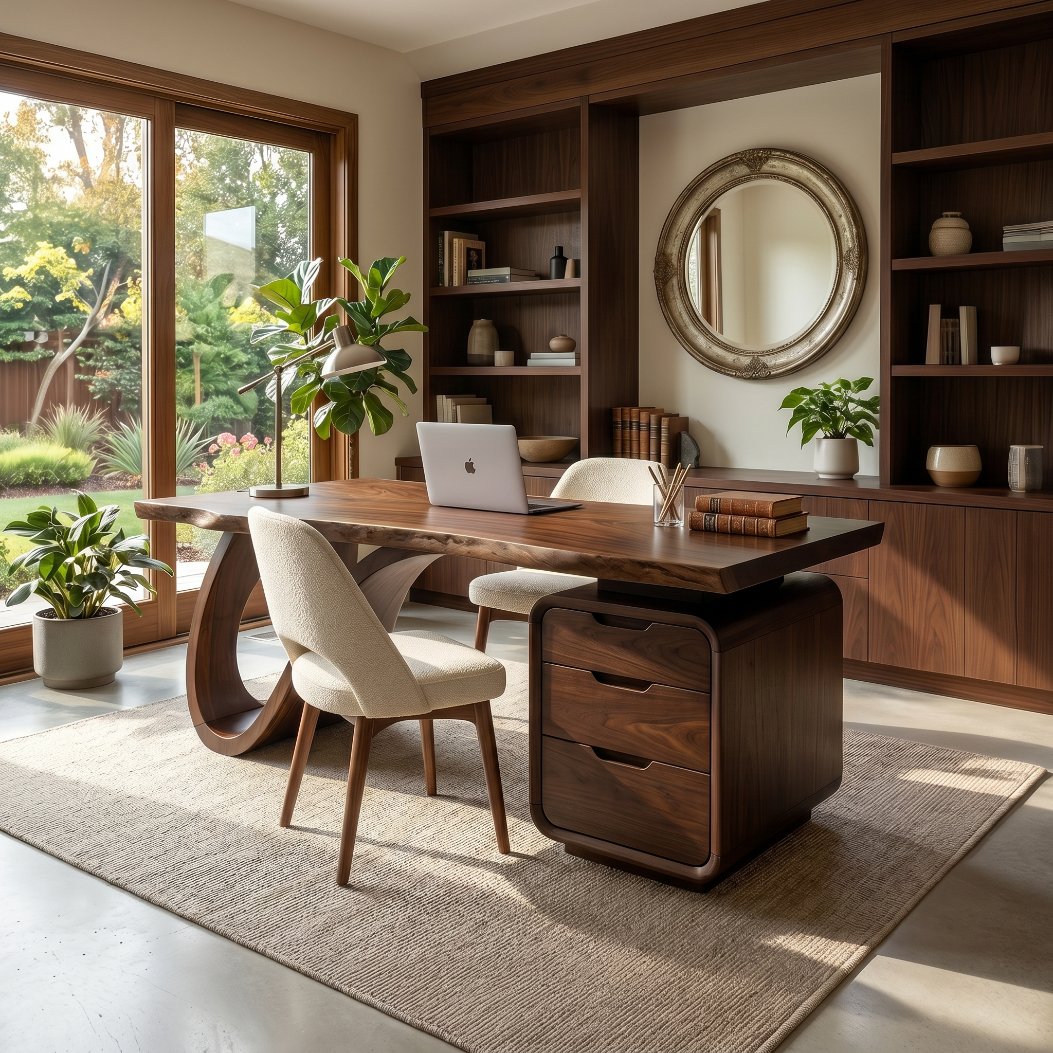 Modern Corner Executive Desk Coastal Home SILDTTRDE039