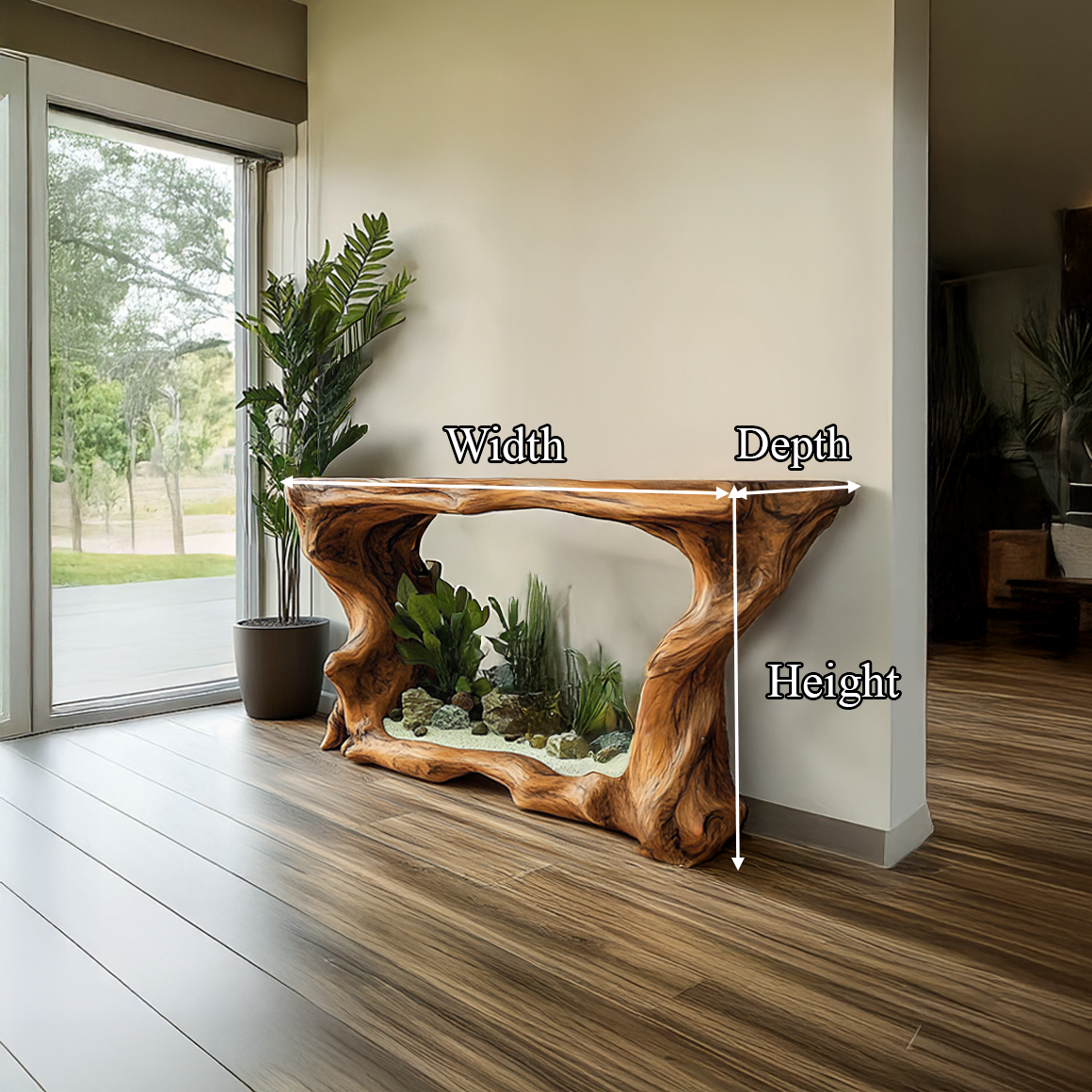 Rustic Modern Console Table Entryway SINLSACS286