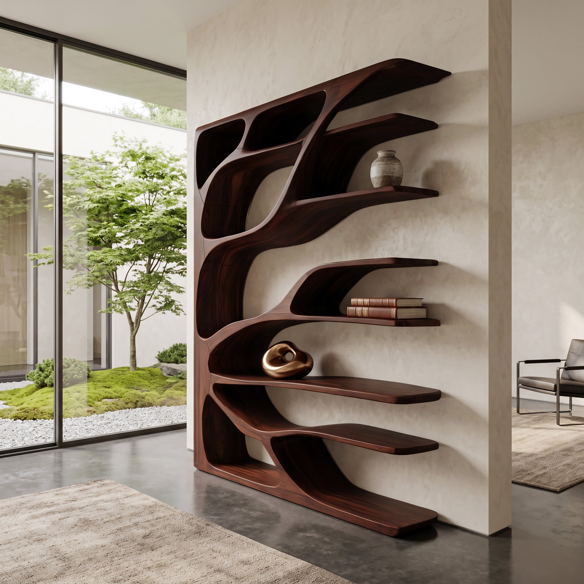 Modern Statement Bookshelf For Home Interiors Decor RTTHHNBS090