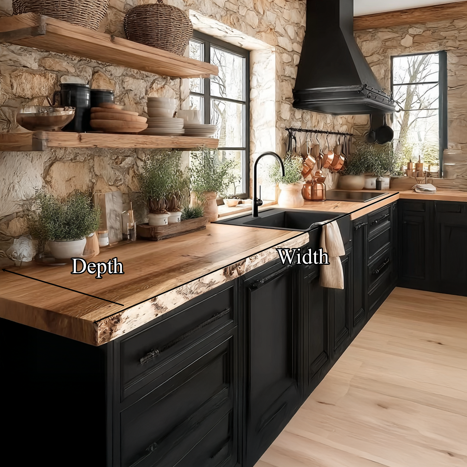 Rustic Kitchen Island Kitchen Or Home Cafe SINLSAKI004