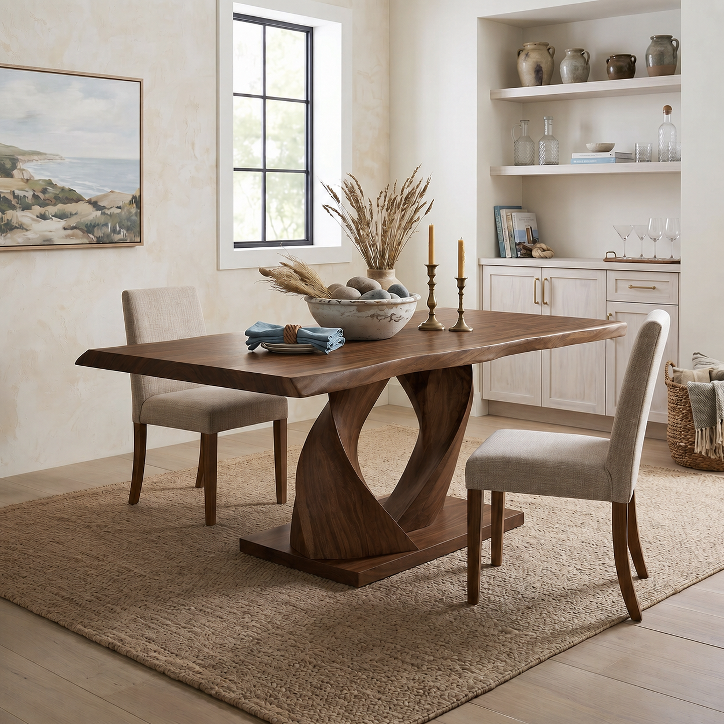 Organic Entertaining Table For Tropical Wine Room SILDTTRDN077