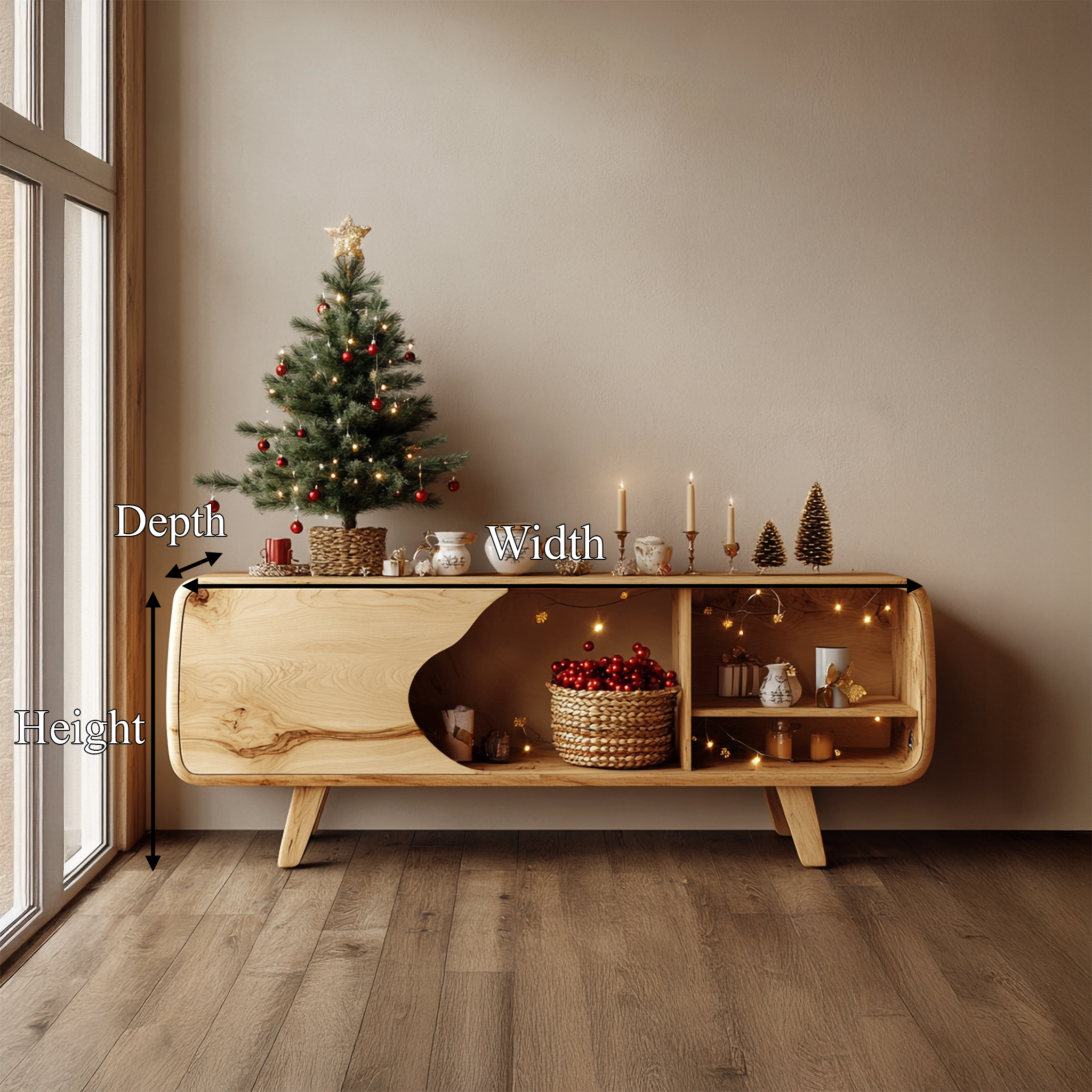 Rustic Sideboard Furniture For Living Room And Dining Area SINLSASC459