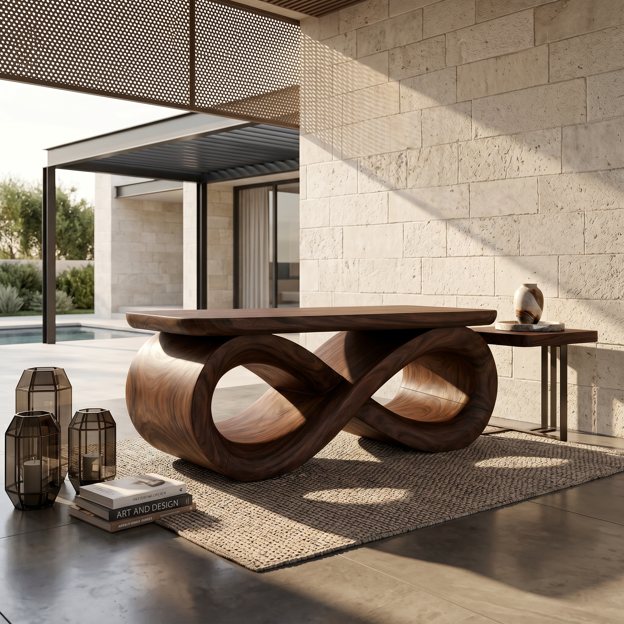 Organic Modern Dining Bench Luxury Home SILDTTRBEN060