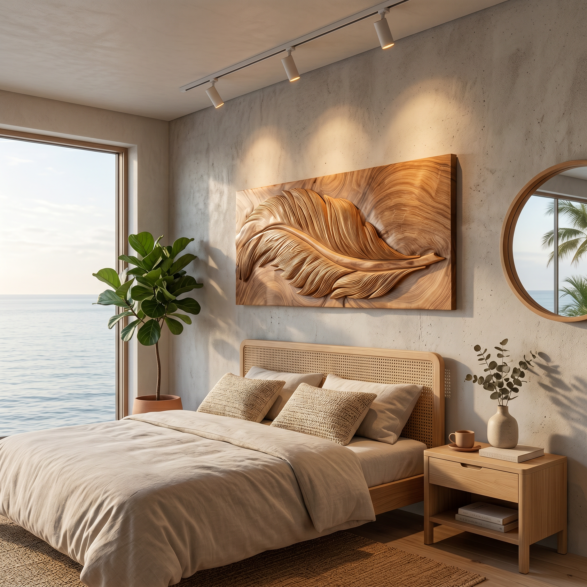 Luxury Wall Art With Feather Design For Dining Room SILDTTRWA135
