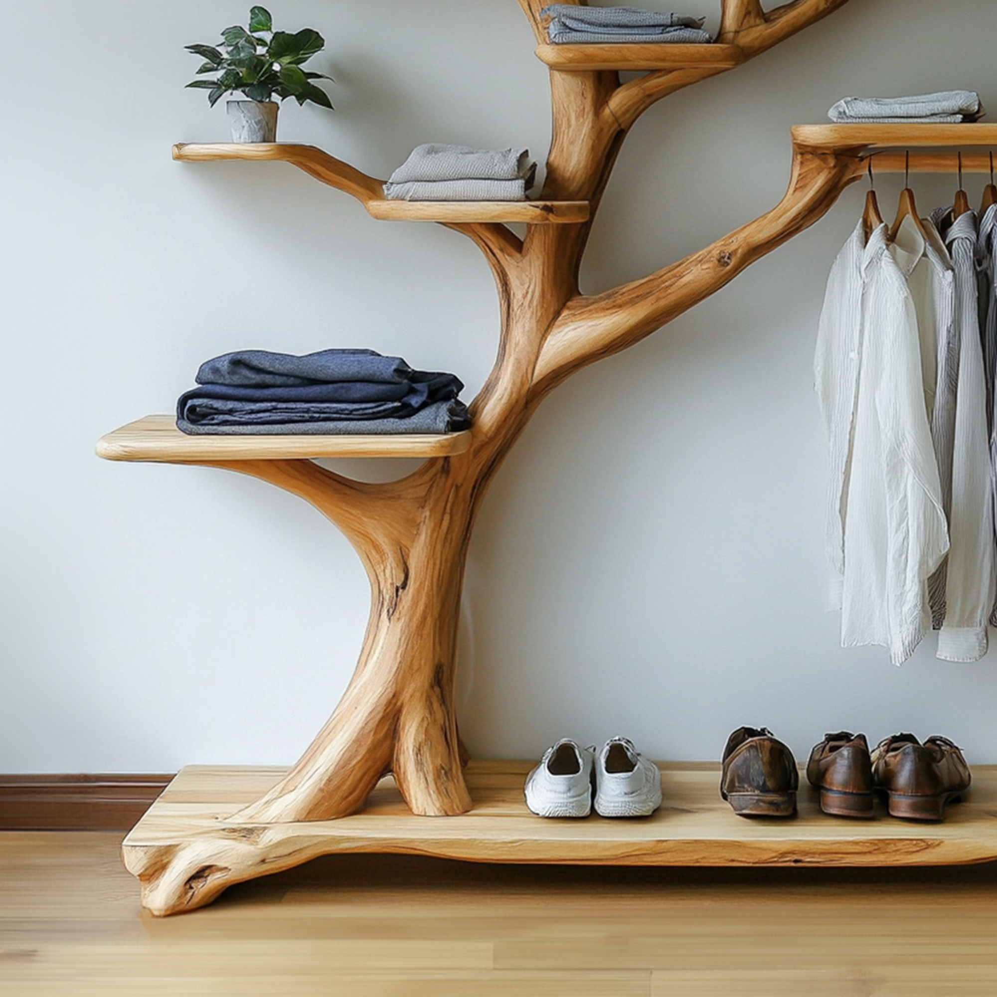 Modern Coat Rack Standing Wall Mounted Coat Rack Wall Decor SINLTB093