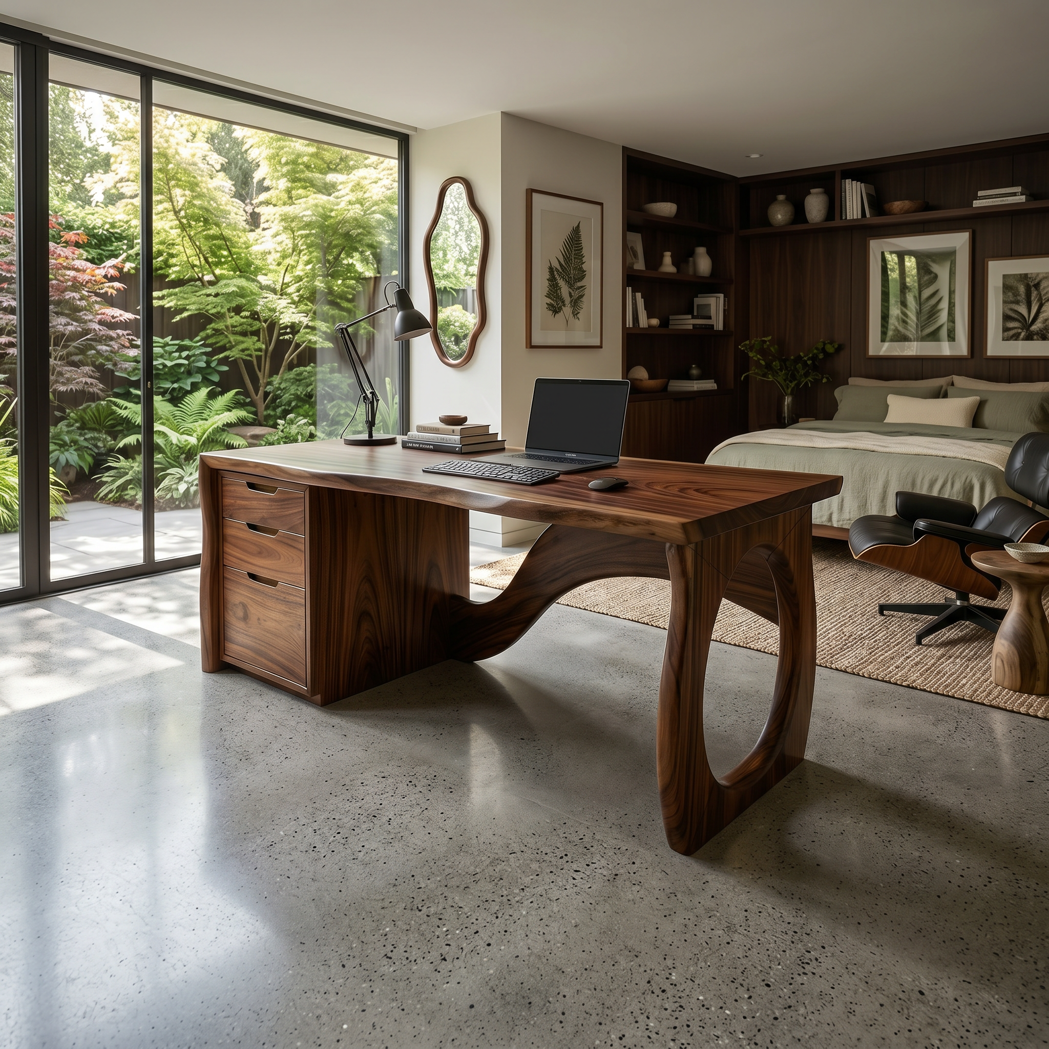 Contemporary Executive Desk Designer Workspace SILDTTRDE031