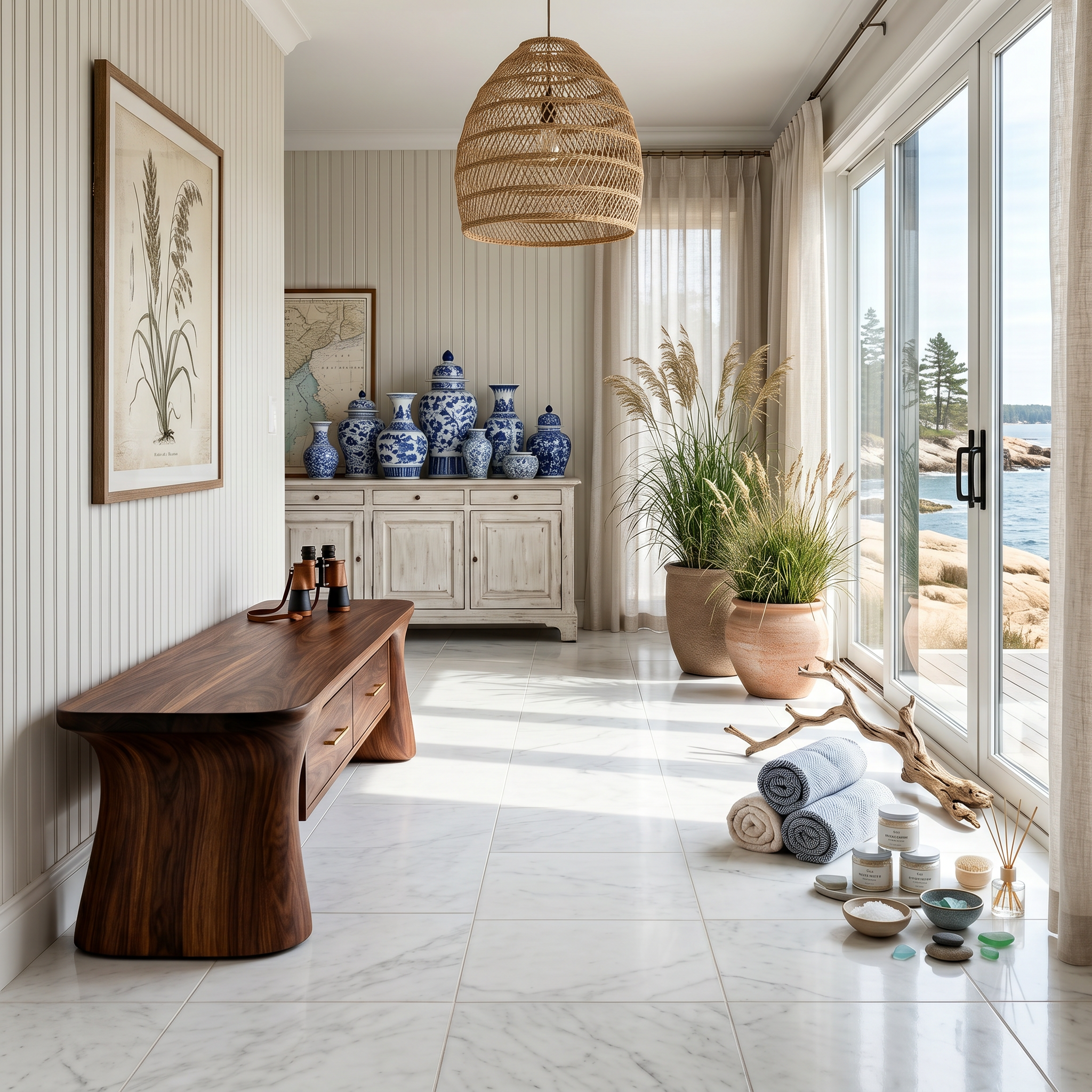 Minimalist Arched Base Bench For Foyer Interior Space SILDTTNBEN014