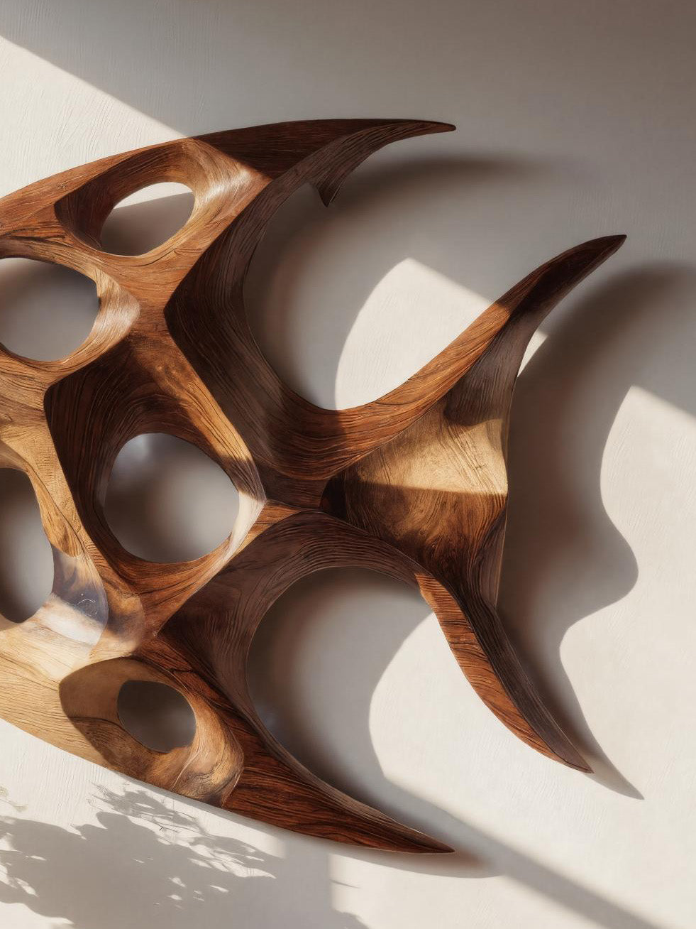 Artistic Sculptural Wall Art Fish-Inspired For Living Room SITHHNWA034