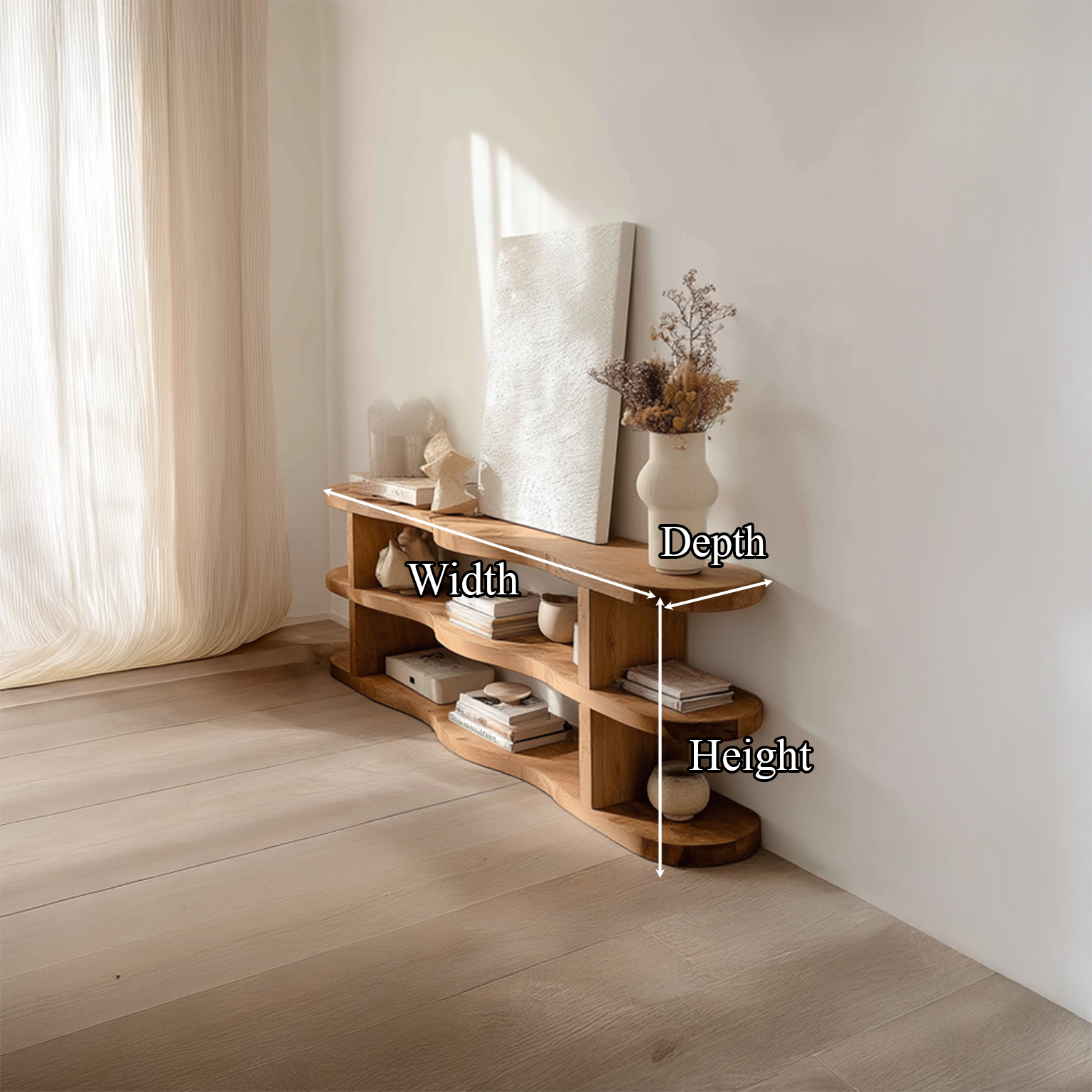 Rustic Wooden Storage Console Living Room Or Bedroom SINLSASC094