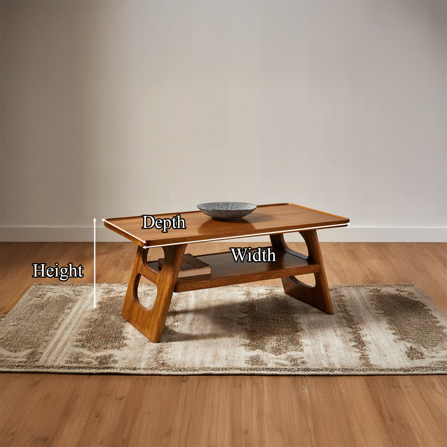 Mid Century Modern Coffee Table Living Room SINLSACF055