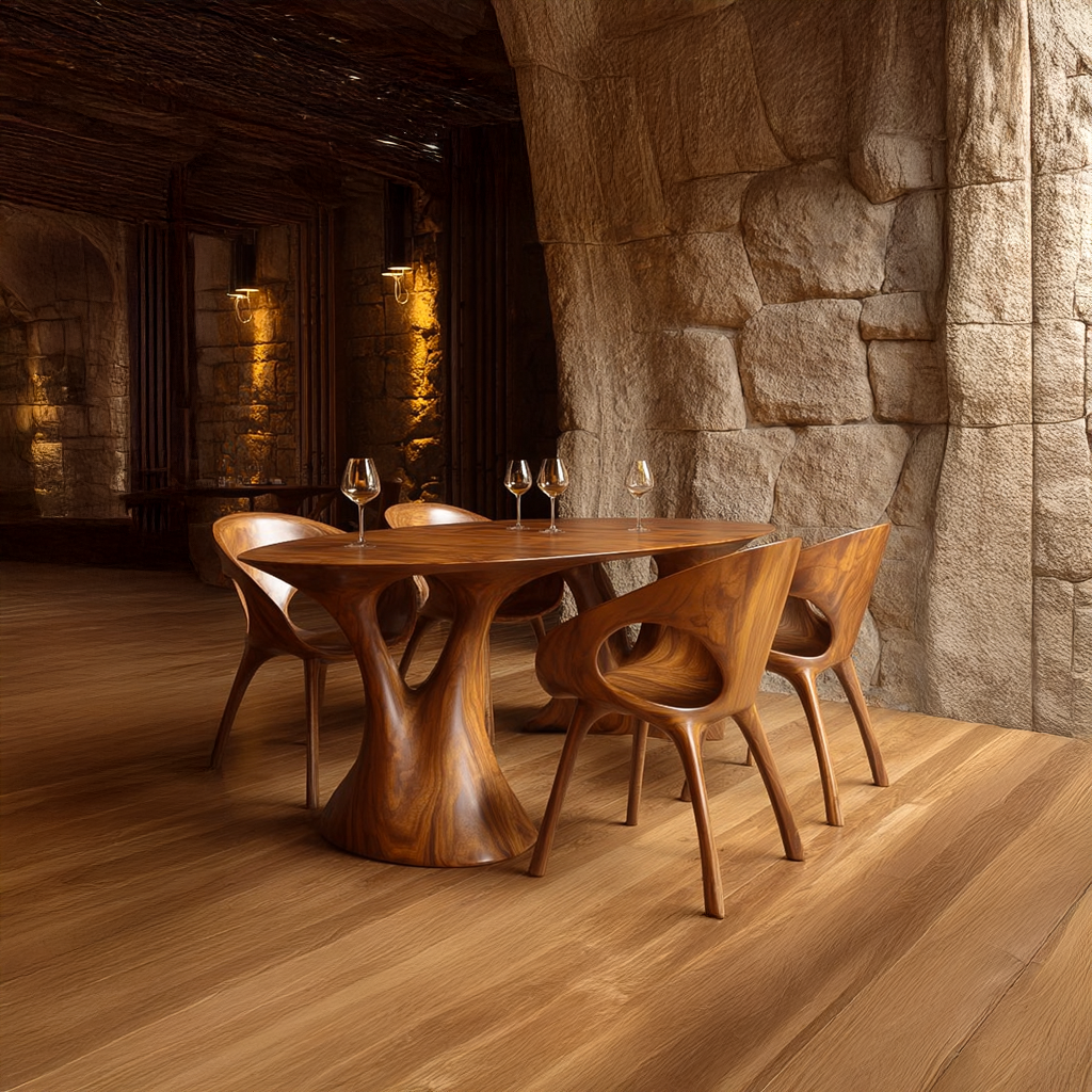 Rustic Dining Chair Minimalist Living Kitchen SINLSADC002
