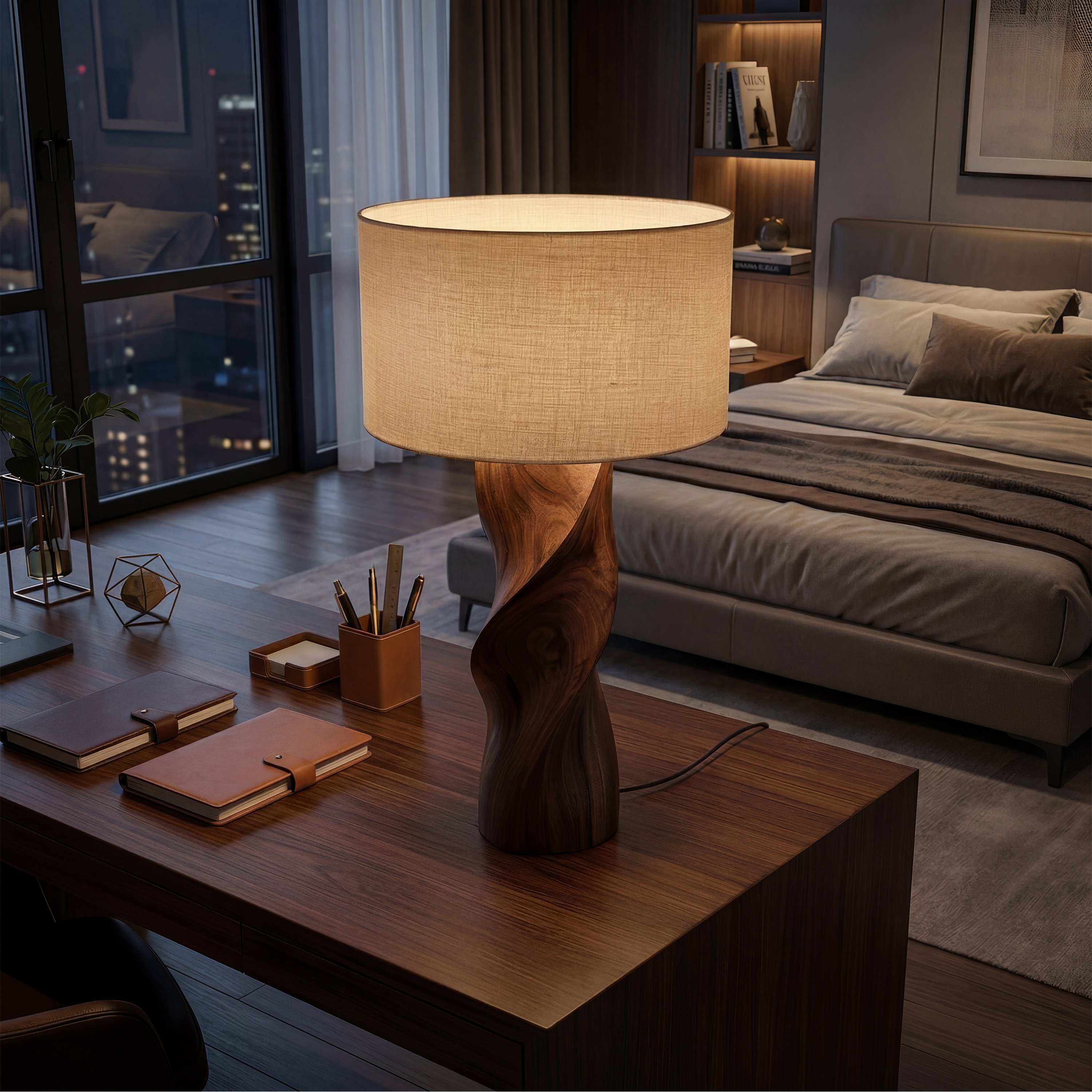 Modern Accent Table Lamp Bedroom Living Room Hotel Room Corner SILDTTRLAM036