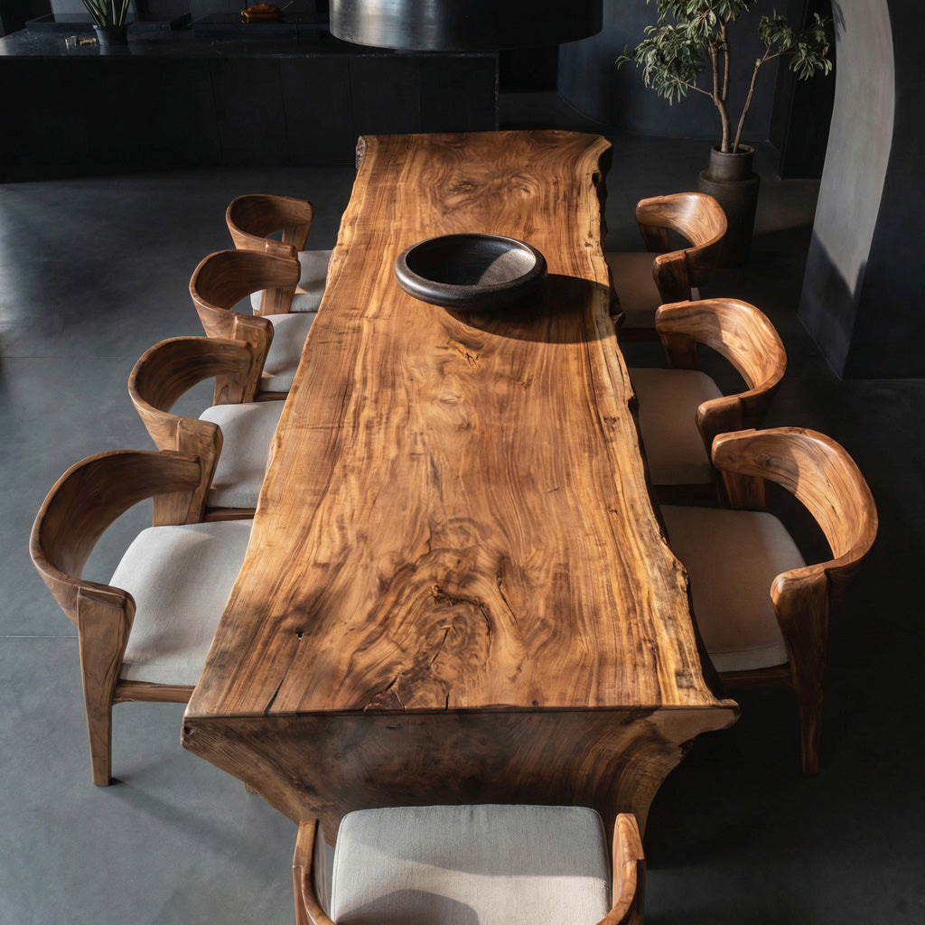 Organic Wabi Sabi Dining Table For Dining Room RTTHHNDN040