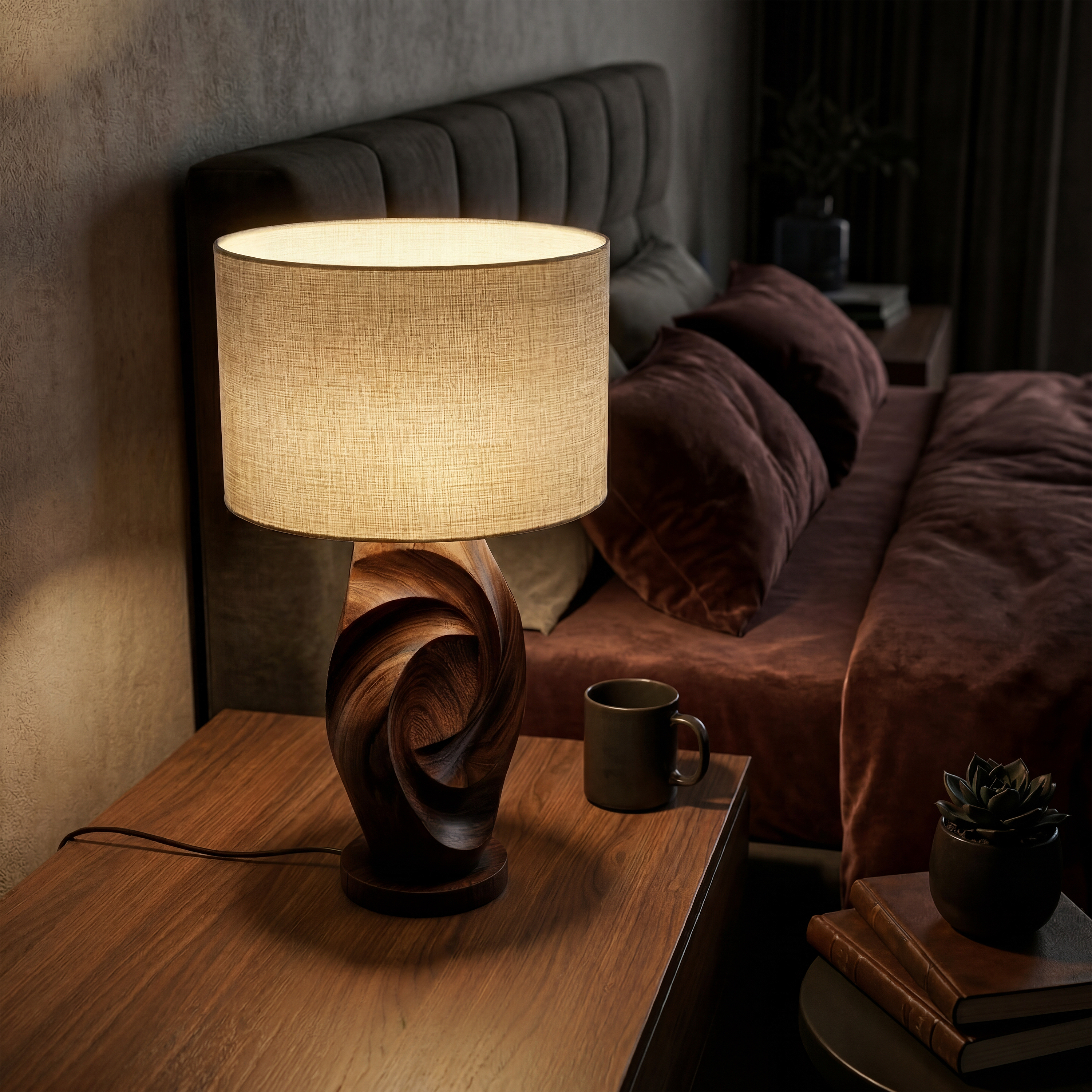 Minimalist Ambient Lamp Bedroom Nightstand Living Room Corner Space SILDTTRLAM038