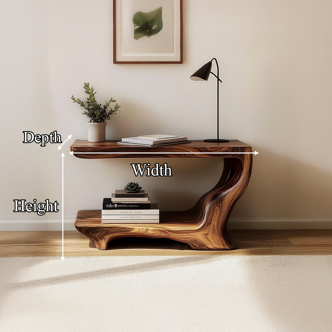 Mid Century Side Table Living Room Or Office SINLSABT108