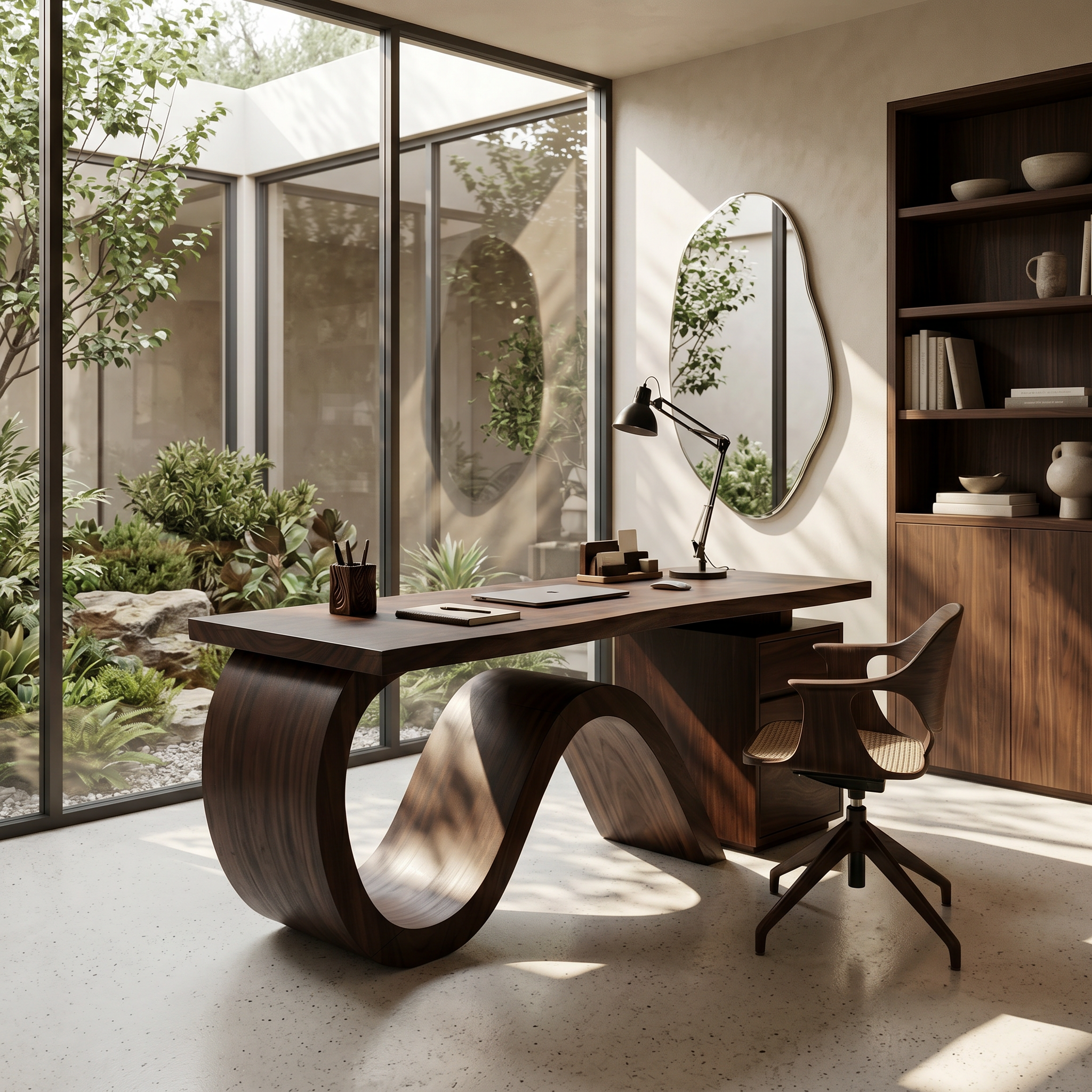 Organic Live Edge Executive Desk City Office SILDTTRDE027
