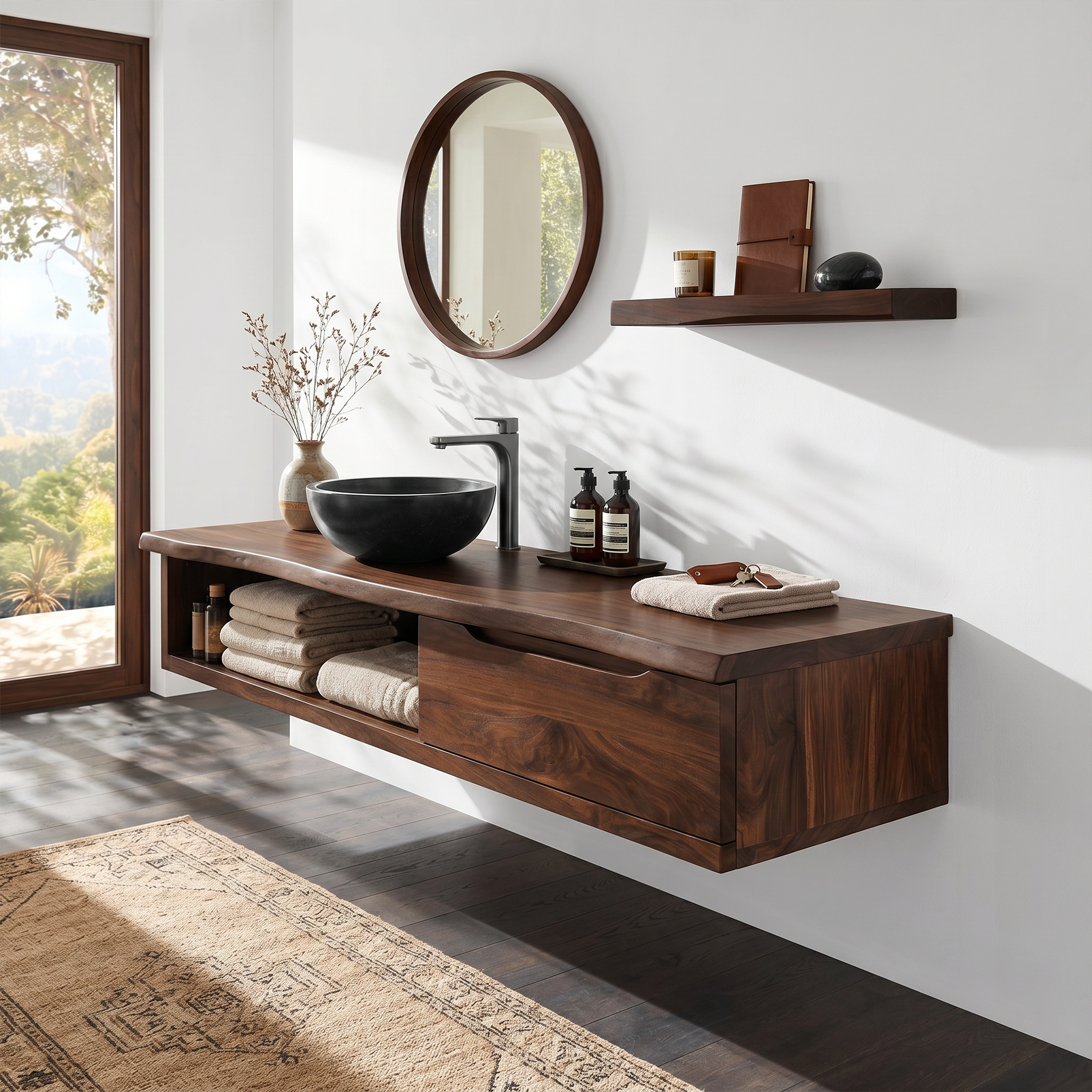 Scandinavian Bathroom Storage Cabinet Family Bathroom SILDTTRBRV195