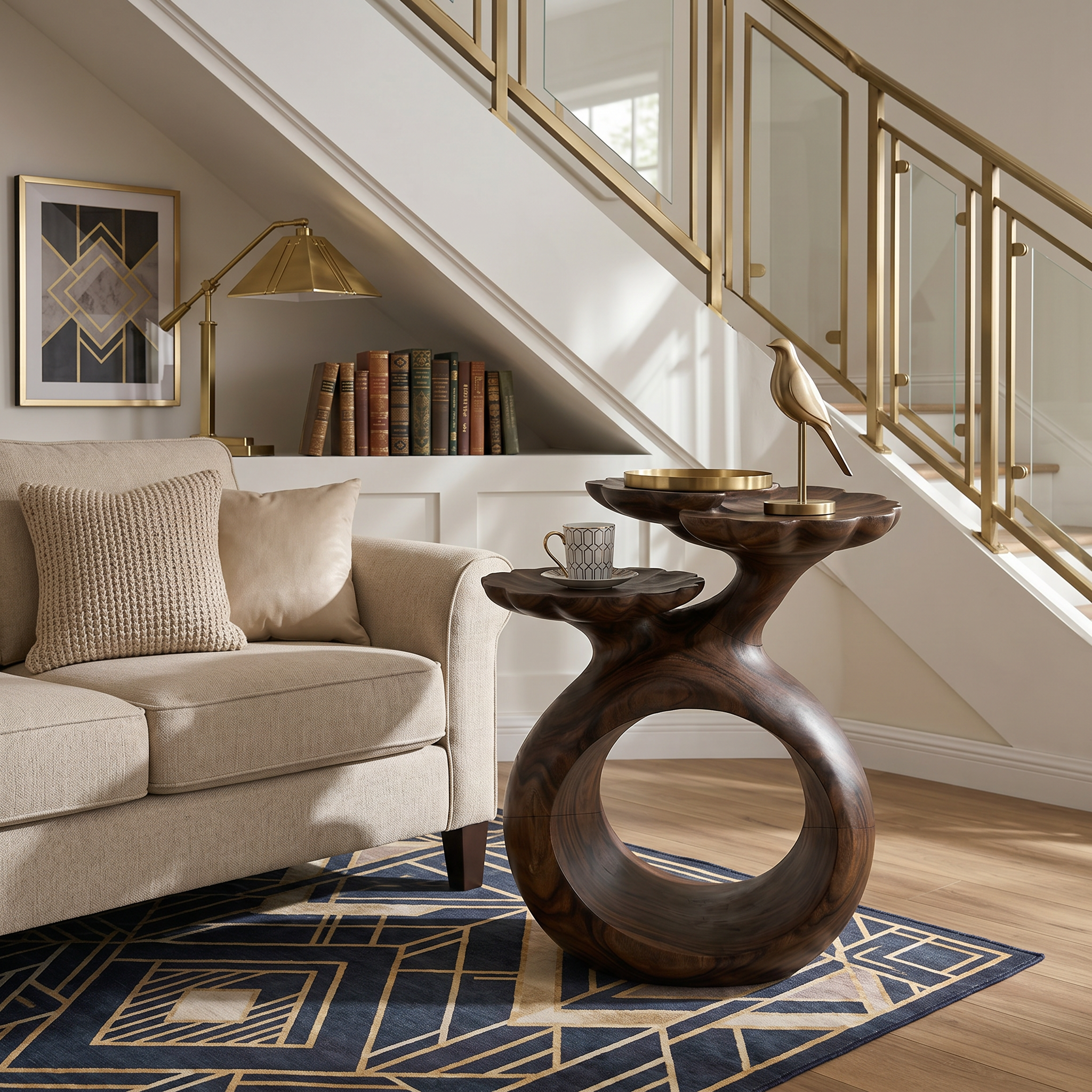 Coastal Twin Top Side Table Beach House SILDTTRSTA020