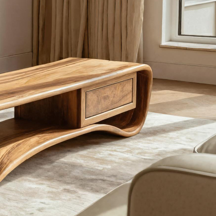 Handcrafted Coffee Table Compact Design For Living Room SITHHNCF032